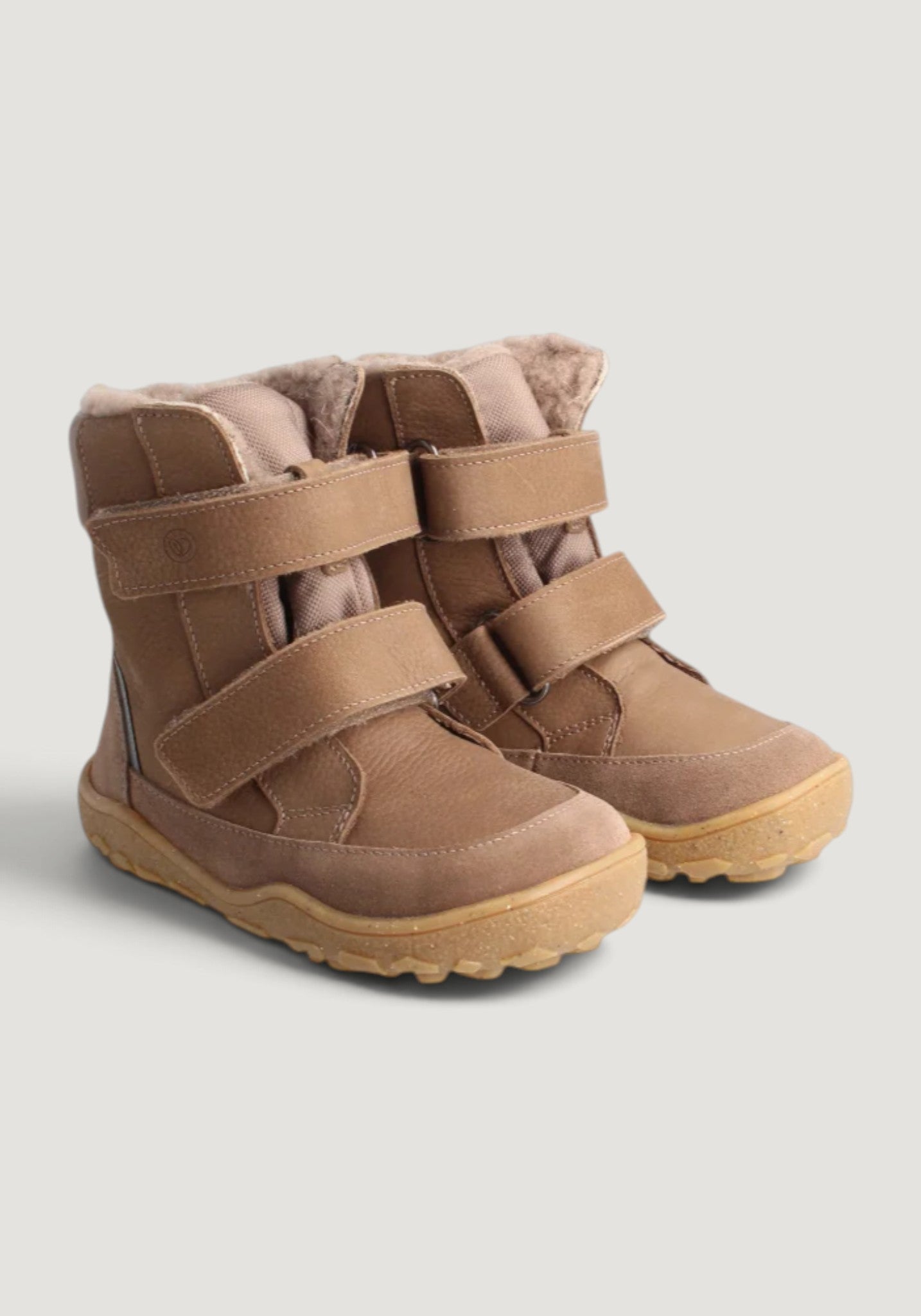 Ghete Barefoot impermeabile îmblănite - Pekari Taupe