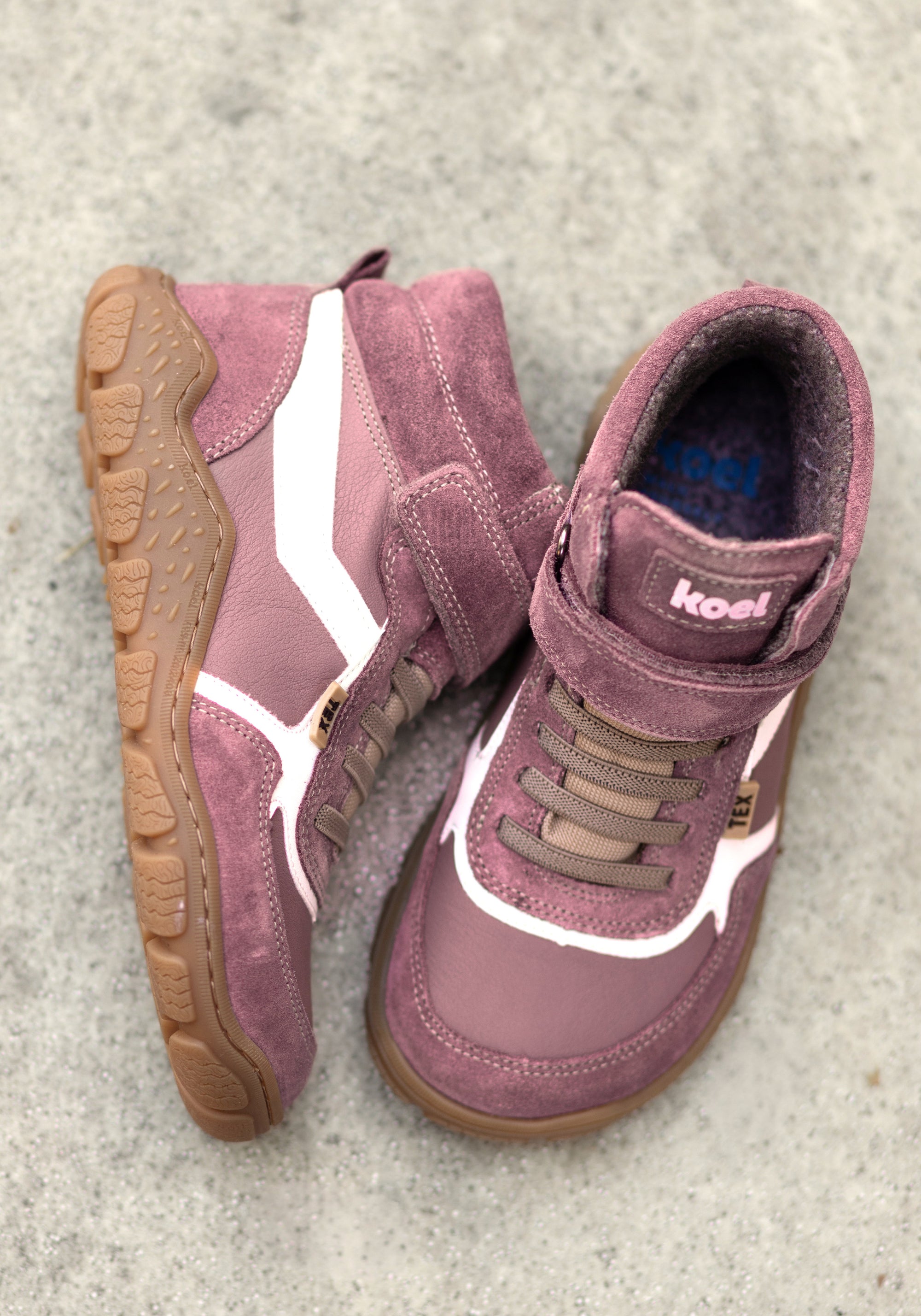 Ghete Barefoot impermeabile îmblănite - Rami Wide Blossom