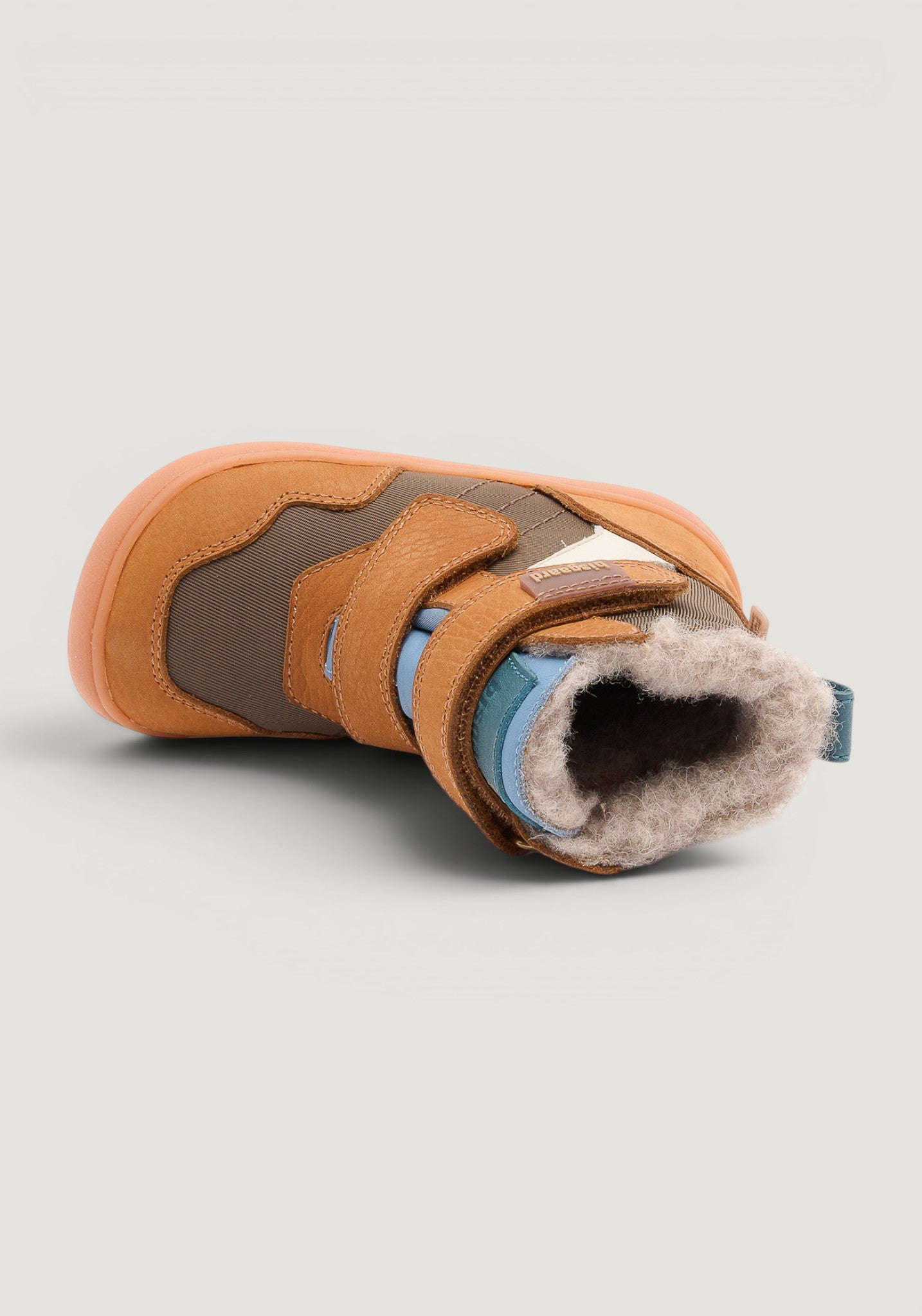 Ghete Barefoot impermeabile îmblănite - Timo Camel