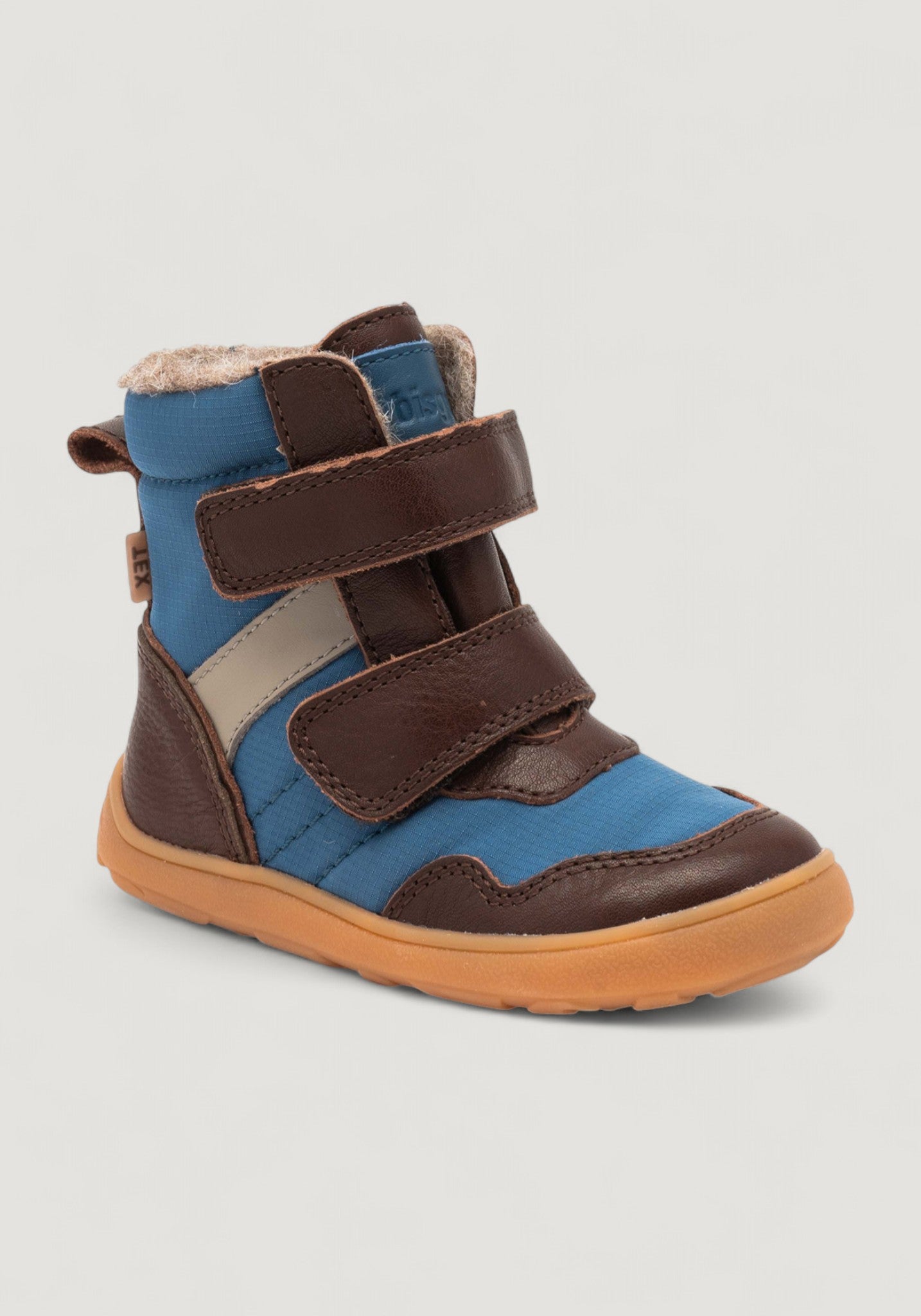 Ghete Barefoot impermeabile îmblănite - Timo Dark Brown