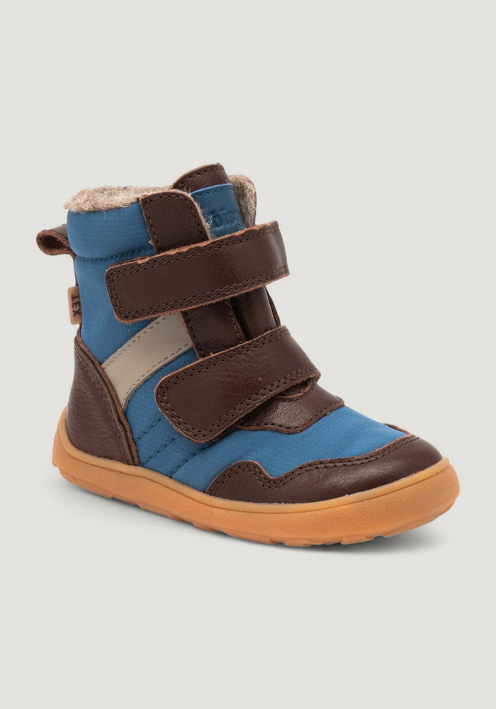 Ghete Barefoot impermeabile îmblănite - Timo Dark Brown
