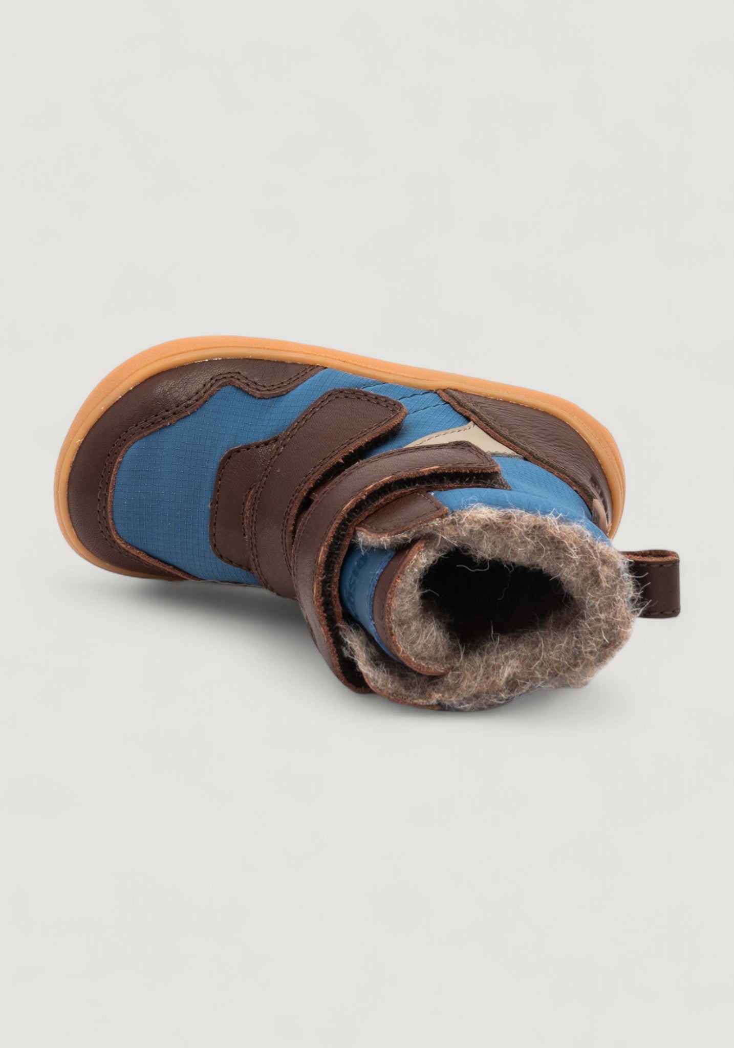 Ghete Barefoot impermeabile îmblănite - Timo Dark Brown