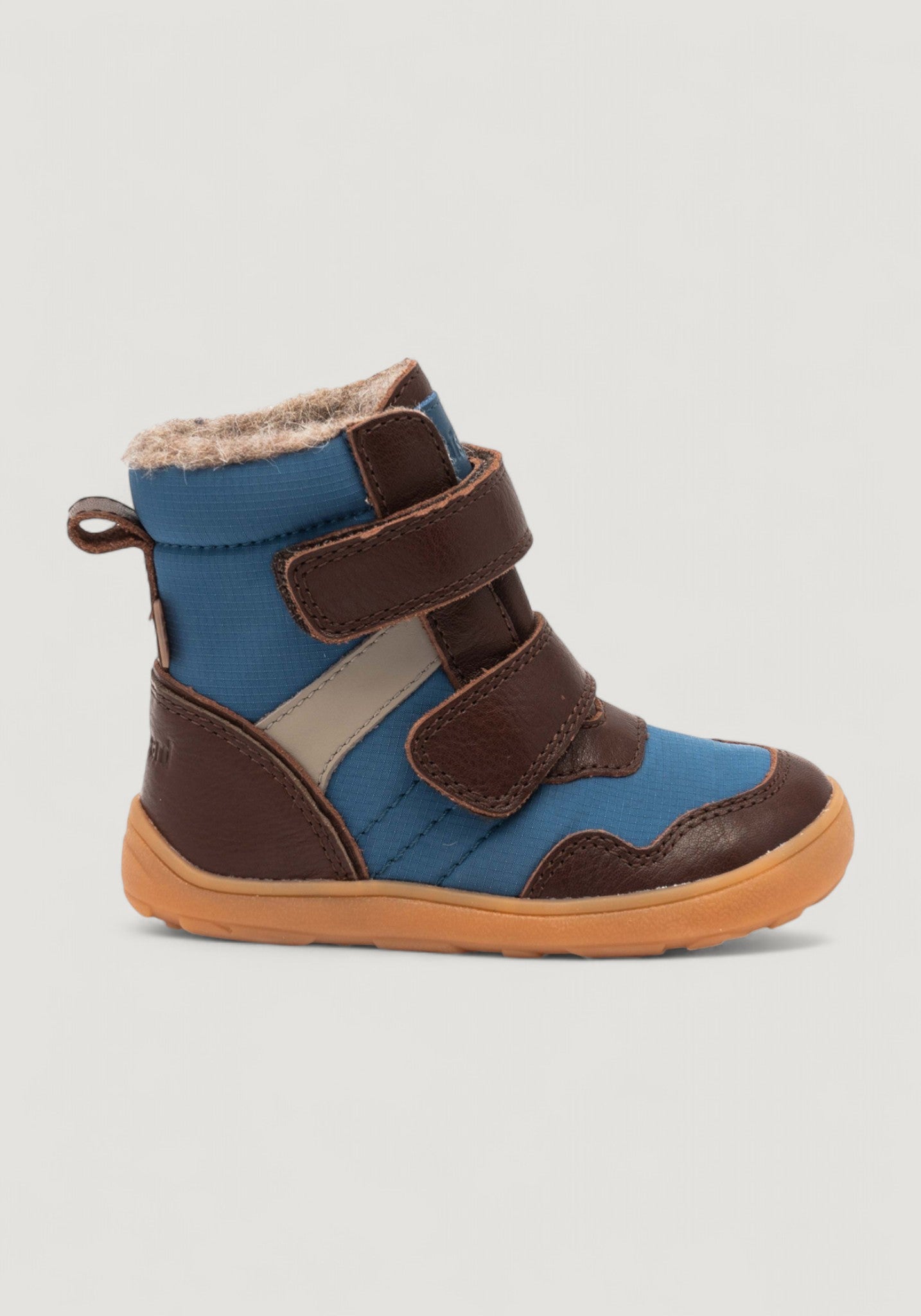Ghete Barefoot impermeabile îmblănite - Timo Dark Brown