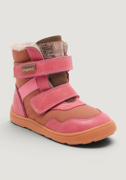 Ghete Barefoot impermeabile îmblănite - Timo Dark Pink