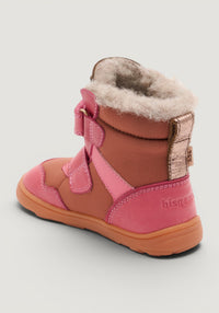 Ghete Barefoot impermeabile îmblănite - Timo Dark Pink