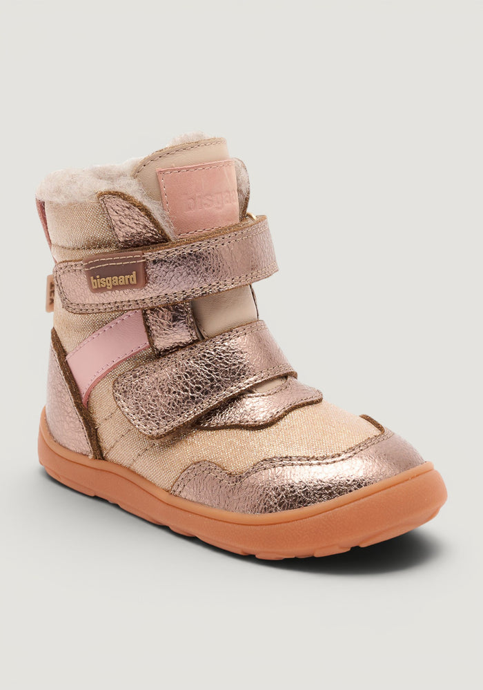 Ghete Barefoot impermeabile îmblănite - Timo Rose Gold