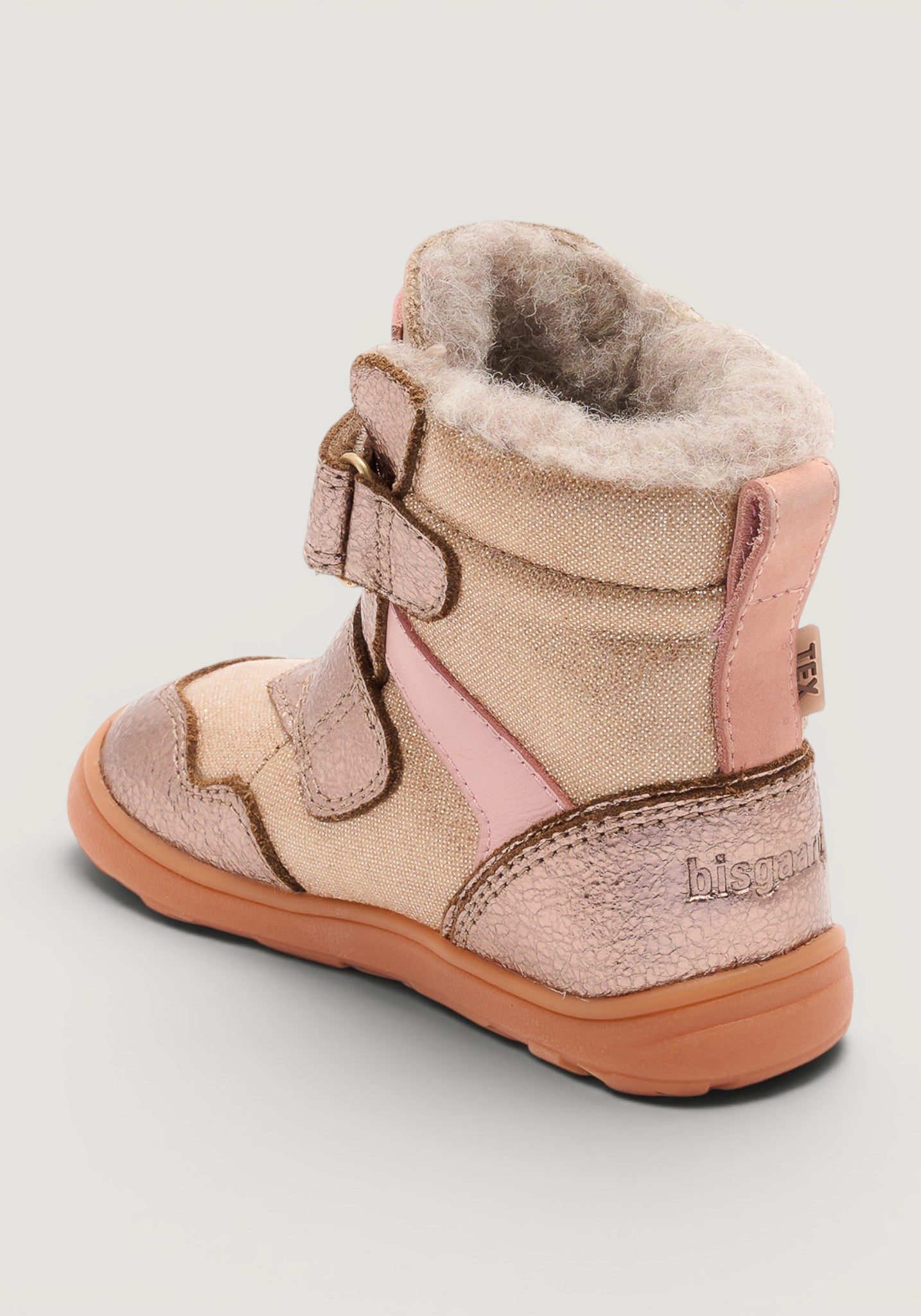 Ghete Barefoot impermeabile îmblănite - Timo Rose Gold