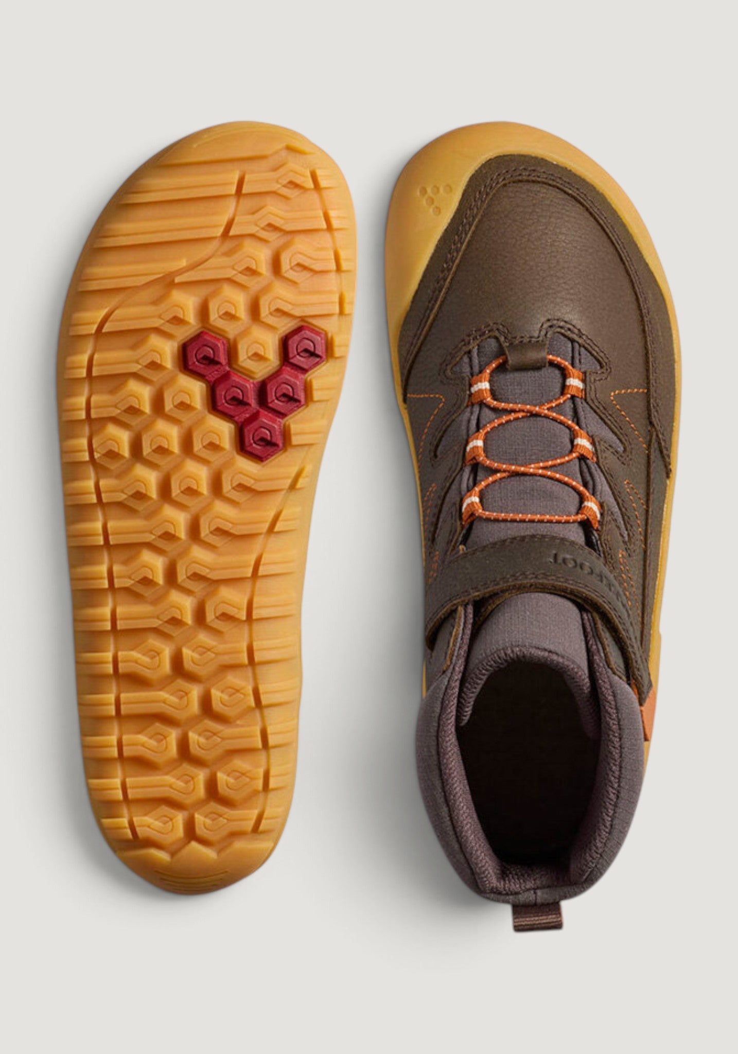 Ghete drumeție Barefoot din piele - Tracker AT Juniors Bracken