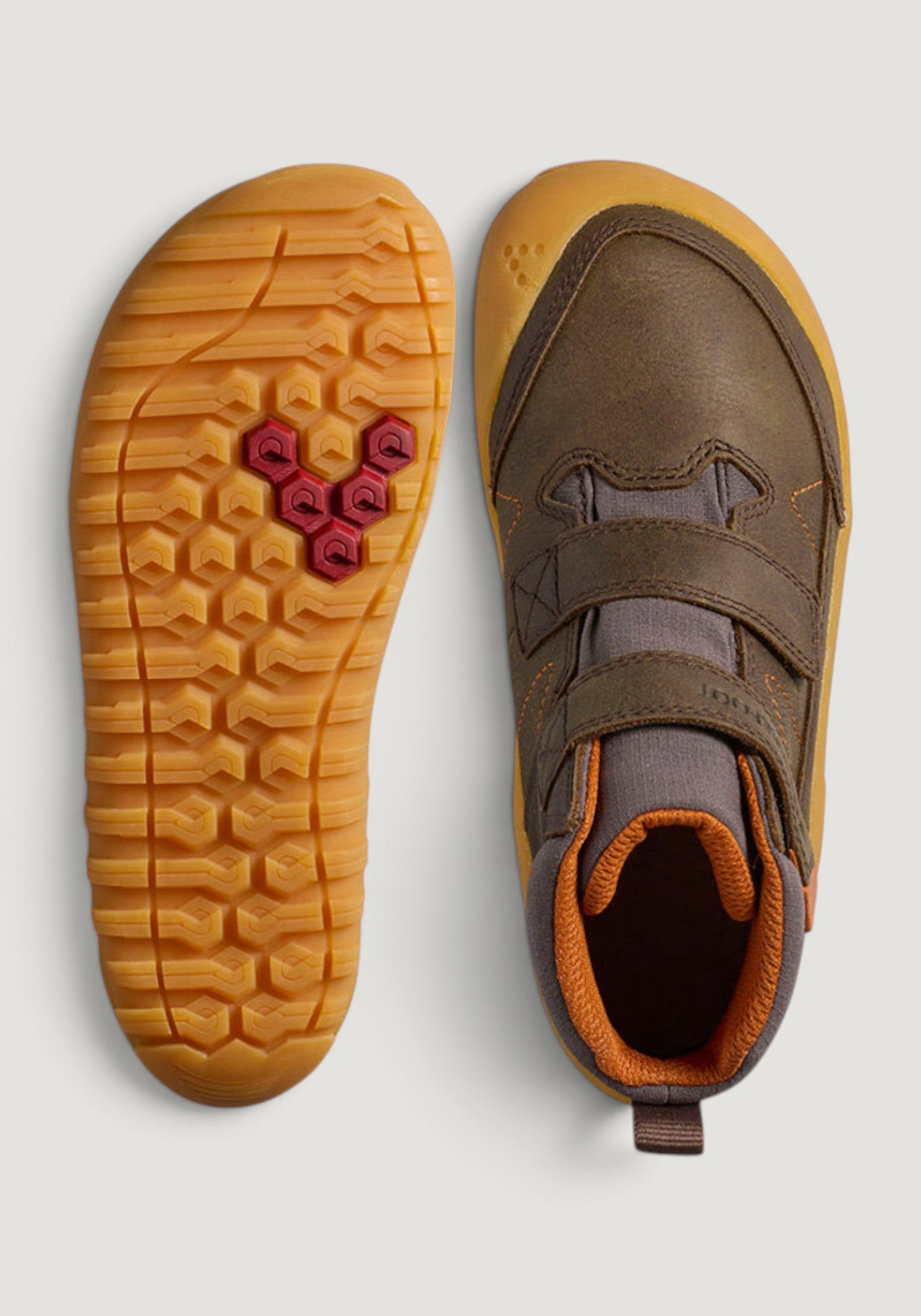 Ghete drumeție Barefoot din piele - Tracker AT Preschool - Kids Bracken