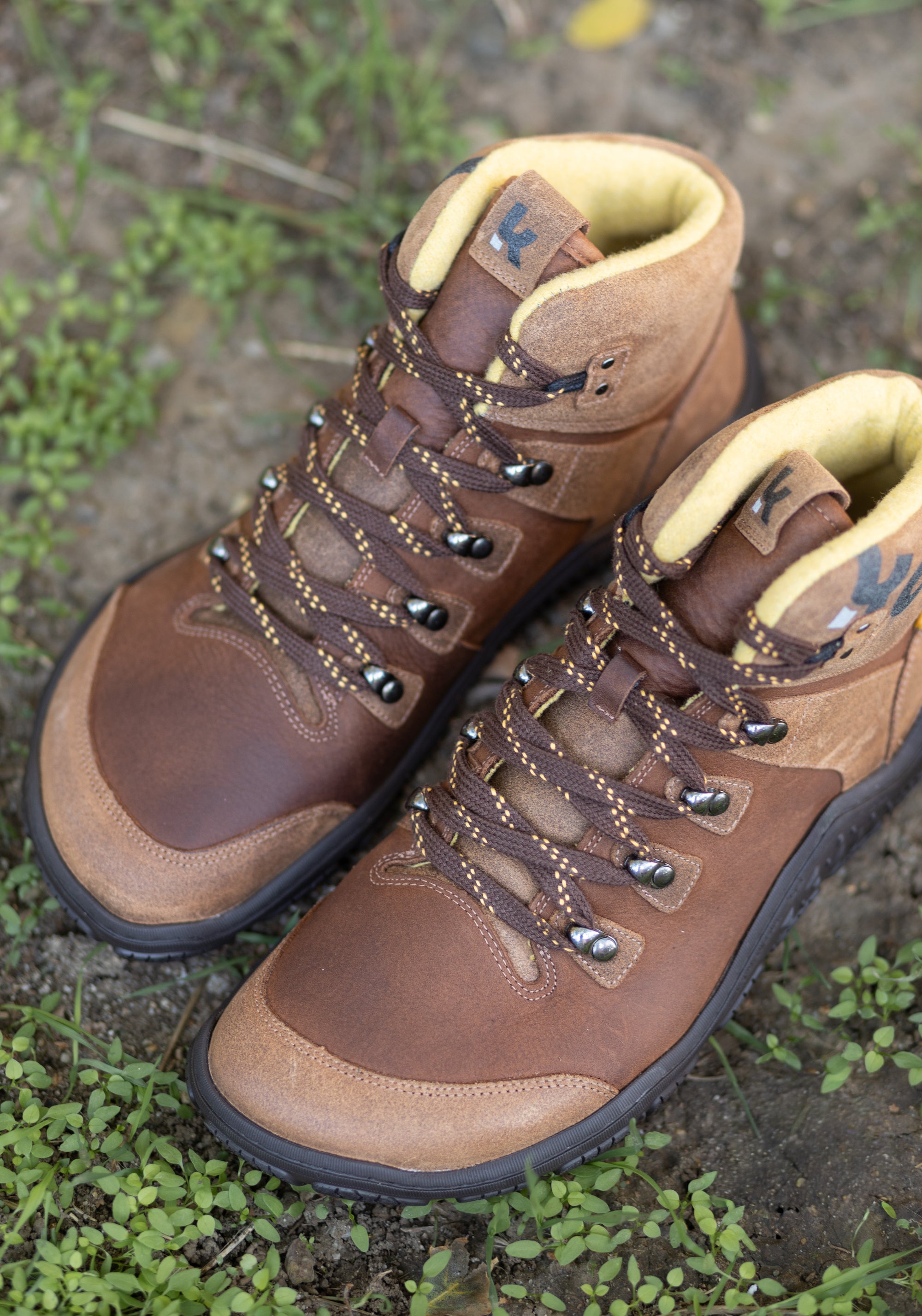 Ghete drumeție Barefoot îmblănite femei - Roba Chocolate