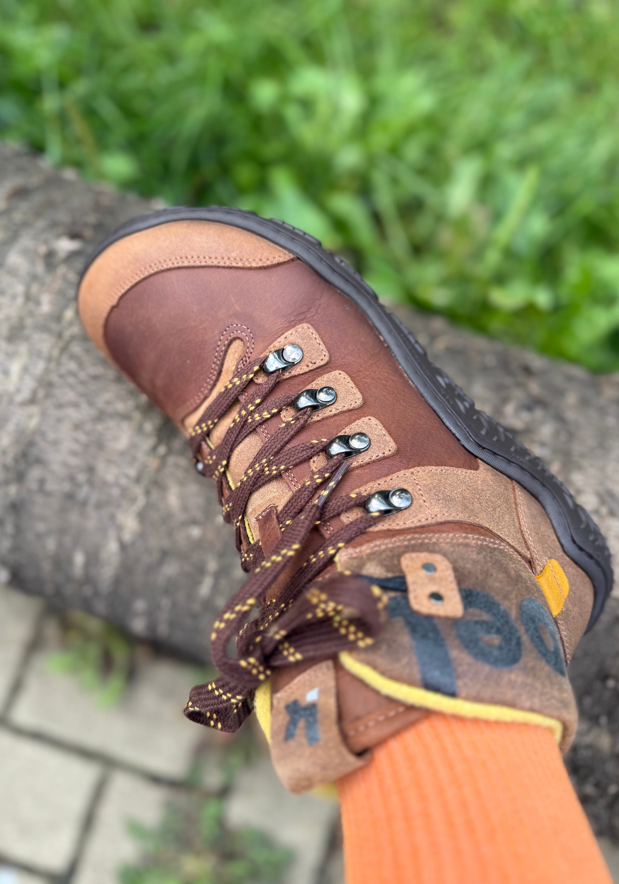 Ghete drumeție Barefoot îmblănite femei - Roba Chocolate