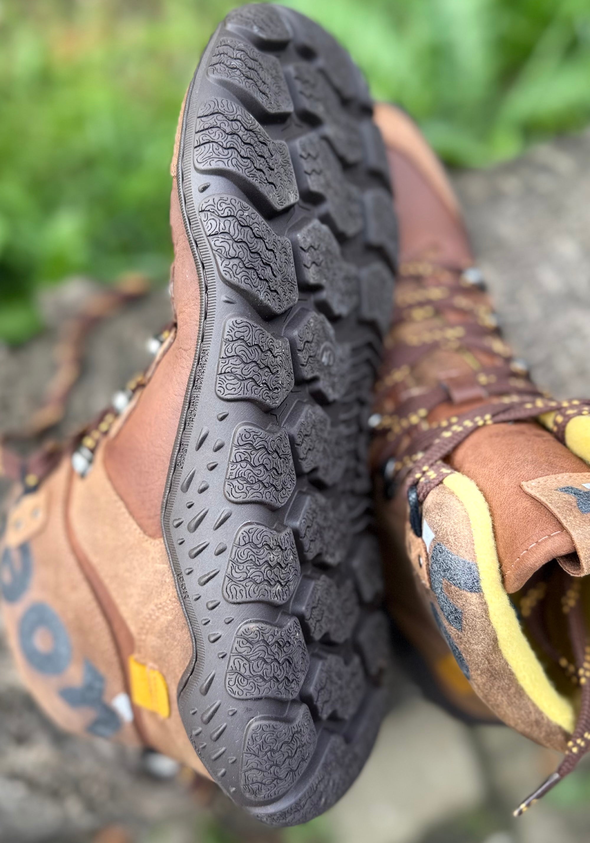 Ghete drumeție Barefoot îmblănite - Roba Chocolate