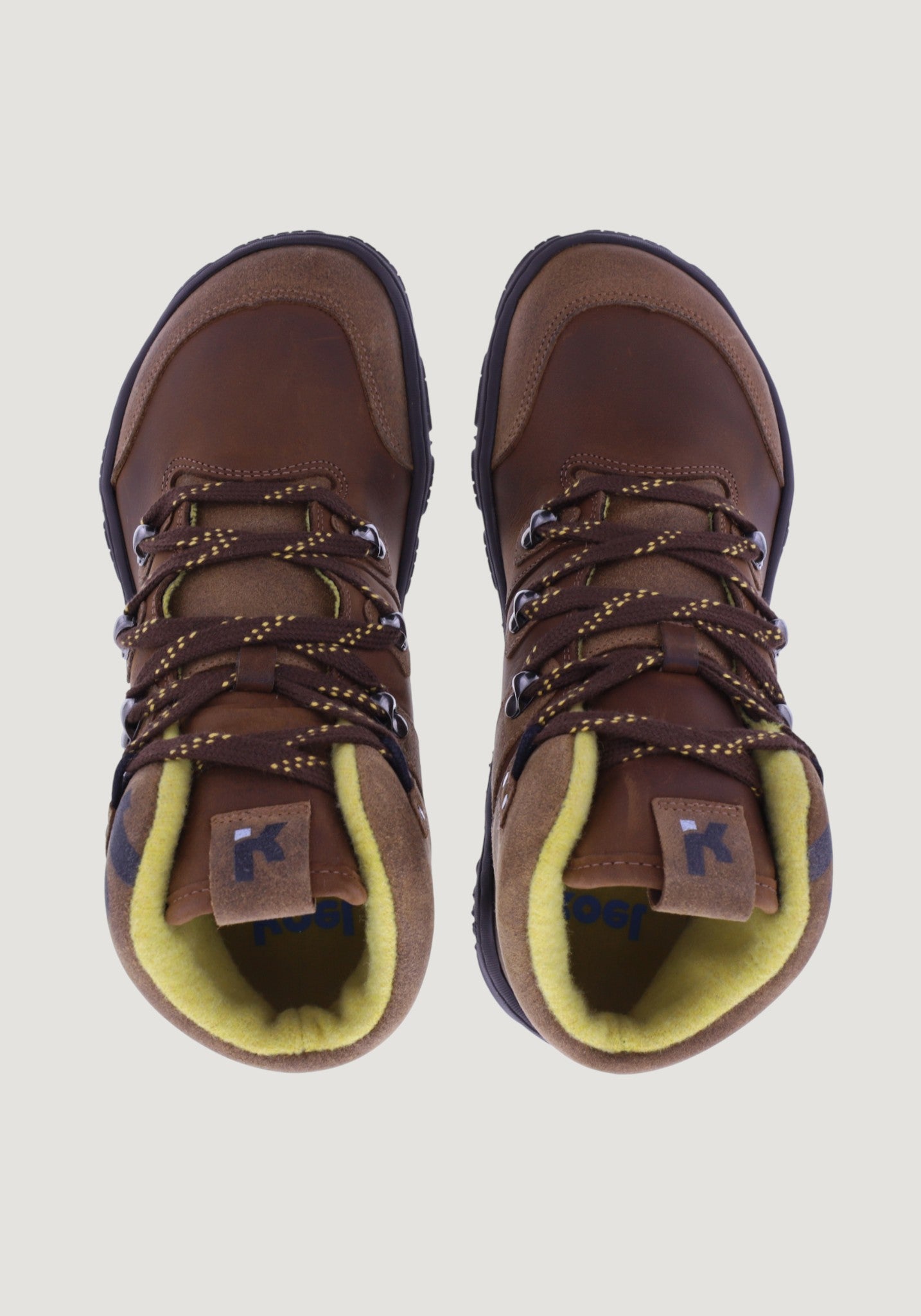 Ghete drumeție Barefoot îmblănite - Roba Chocolate