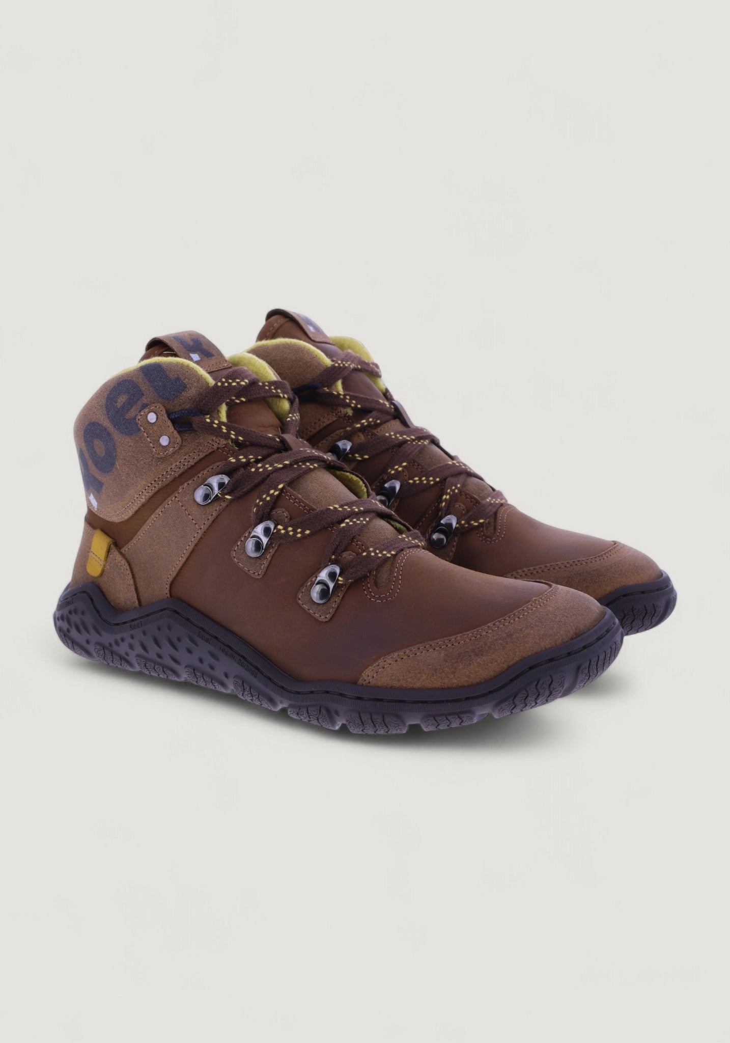 Ghete drumeție Barefoot îmblănite - Roba Chocolate