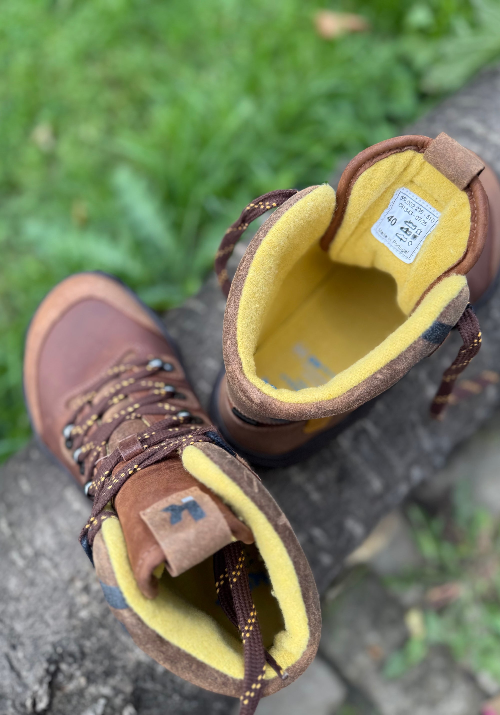 Ghete drumeție Barefoot îmblănite - Roba Chocolate