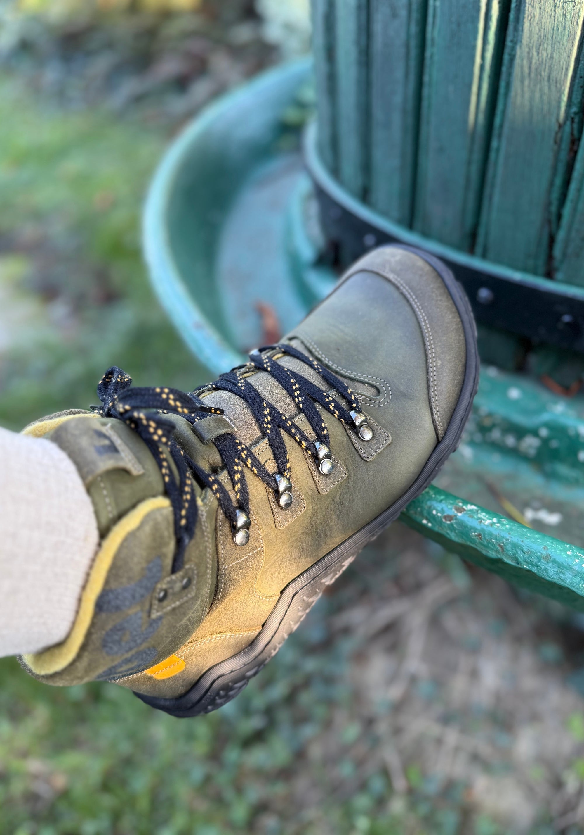 Ghete drumeție Barefoot îmblănite - Robo Olive