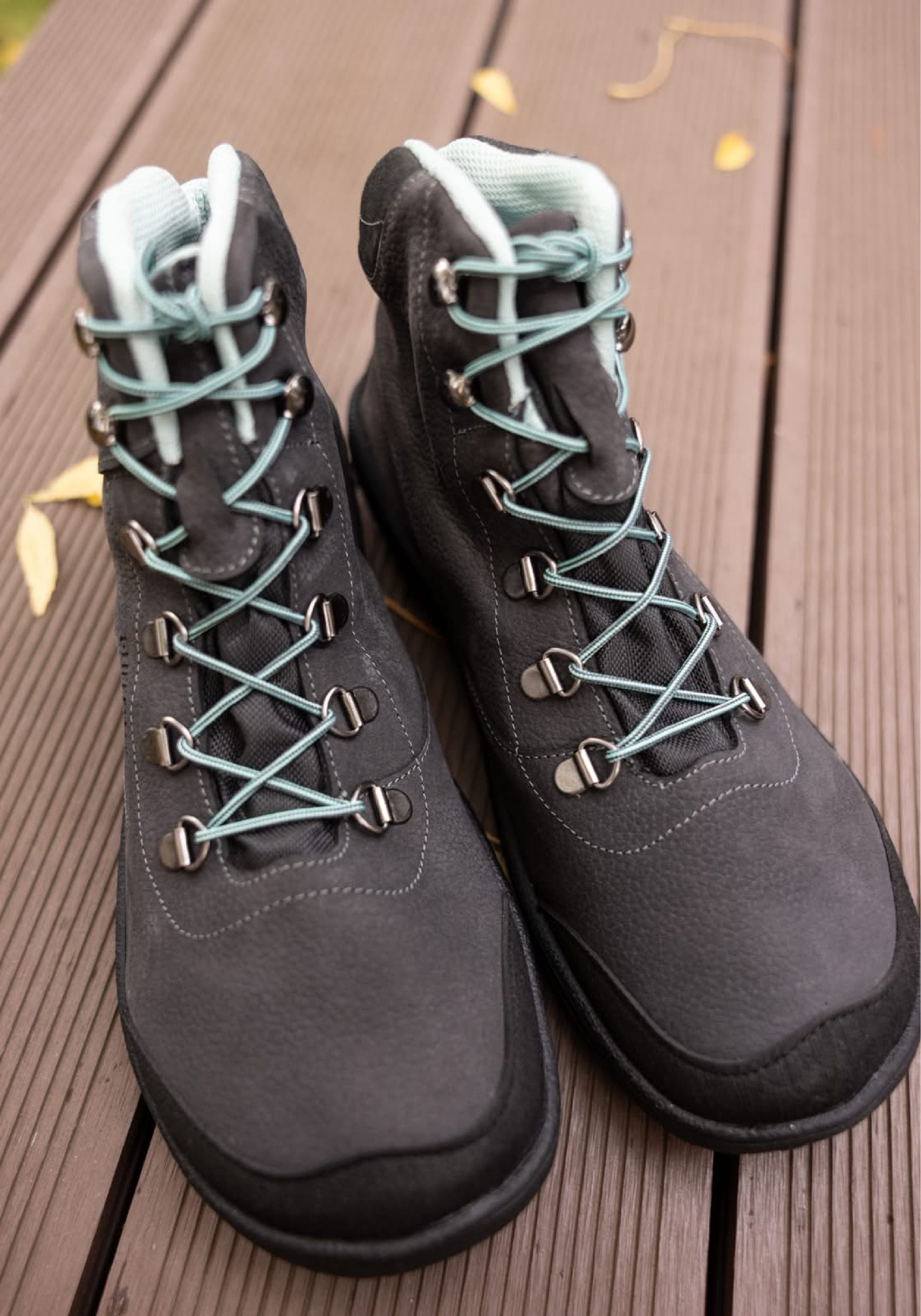 Ghete drumeție Barefoot impermeabile - Hiking Style Graphit