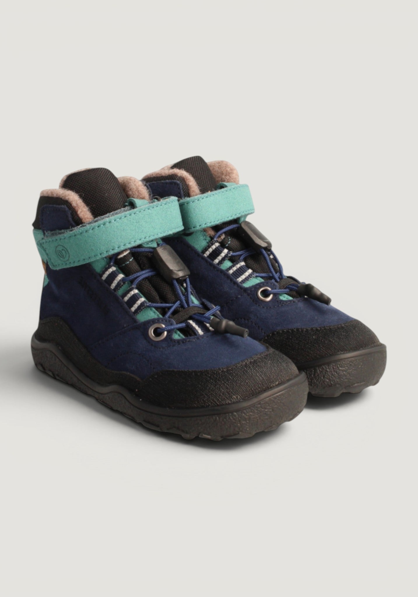 Ghete drumeție Barefoot impermeabile îmblănite - Carpa Blue Nights