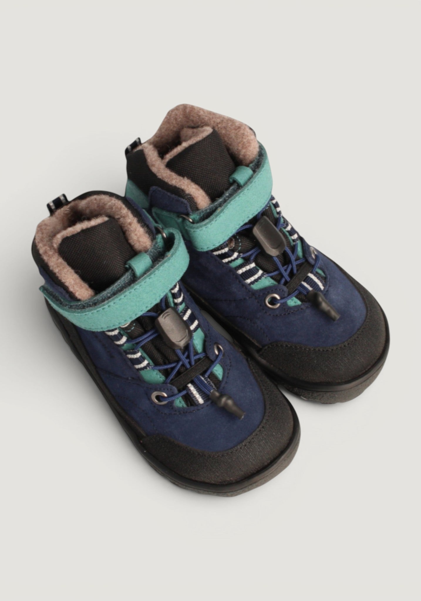 Ghete drumeție Barefoot impermeabile îmblănite - Carpa Blue Nights