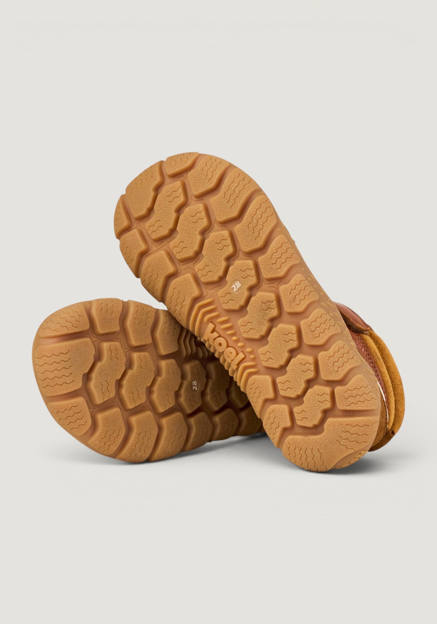 Ghete drumeție Barefoot impermeabile îmblănite - Rami Cognac