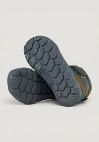 Ghete drumeție Barefoot impermeabile îmblănite - Ravo Turquoise