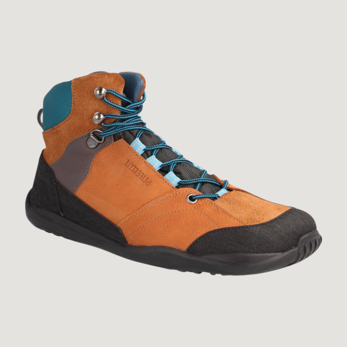 『PUNKIE TURQUOISE』 No.79 Ghete drumeție Barefoot impermeabile - Mountain Style Hazelnut