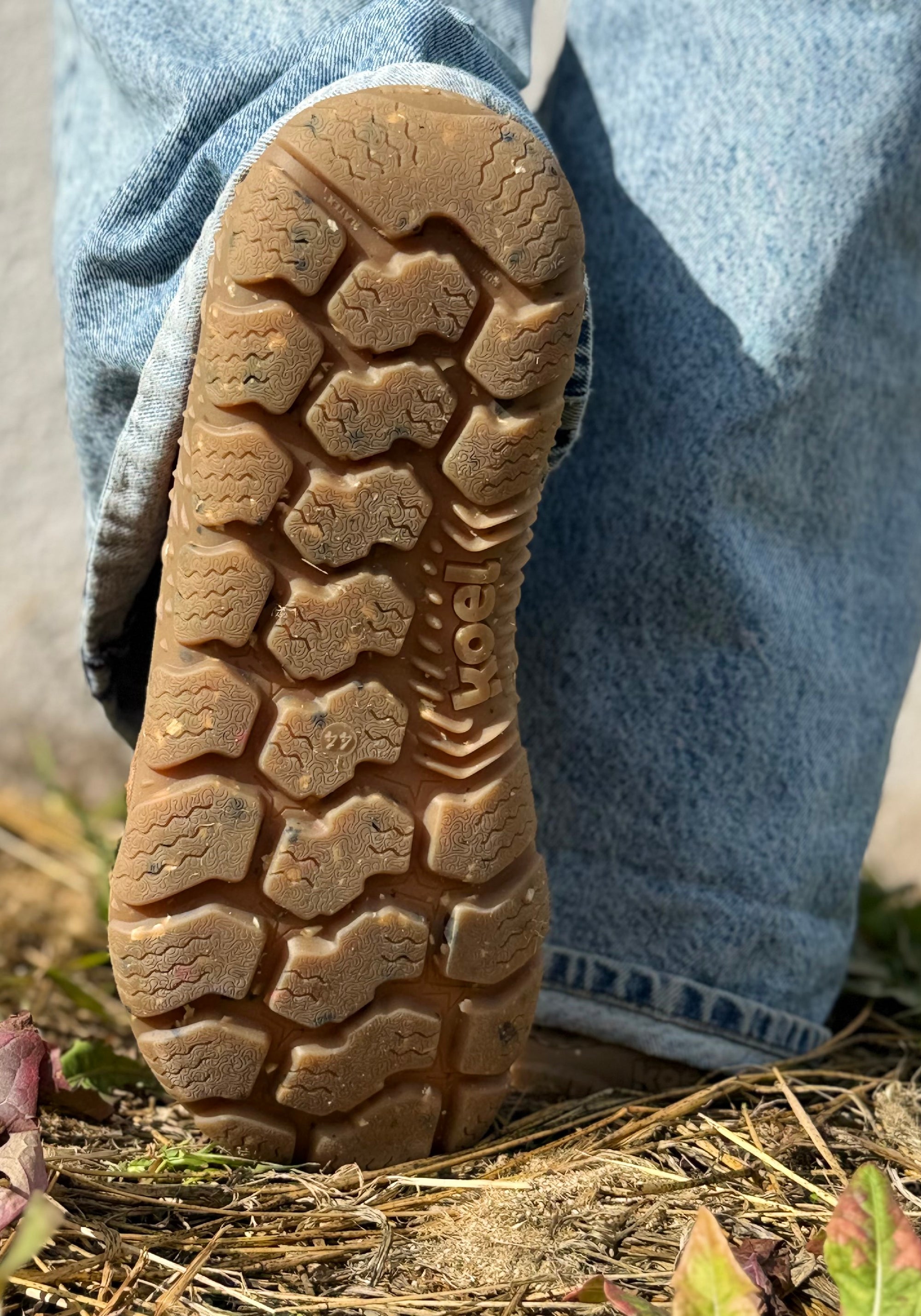 Ghete drumeție Barefoot Wide - Raxo Cognac