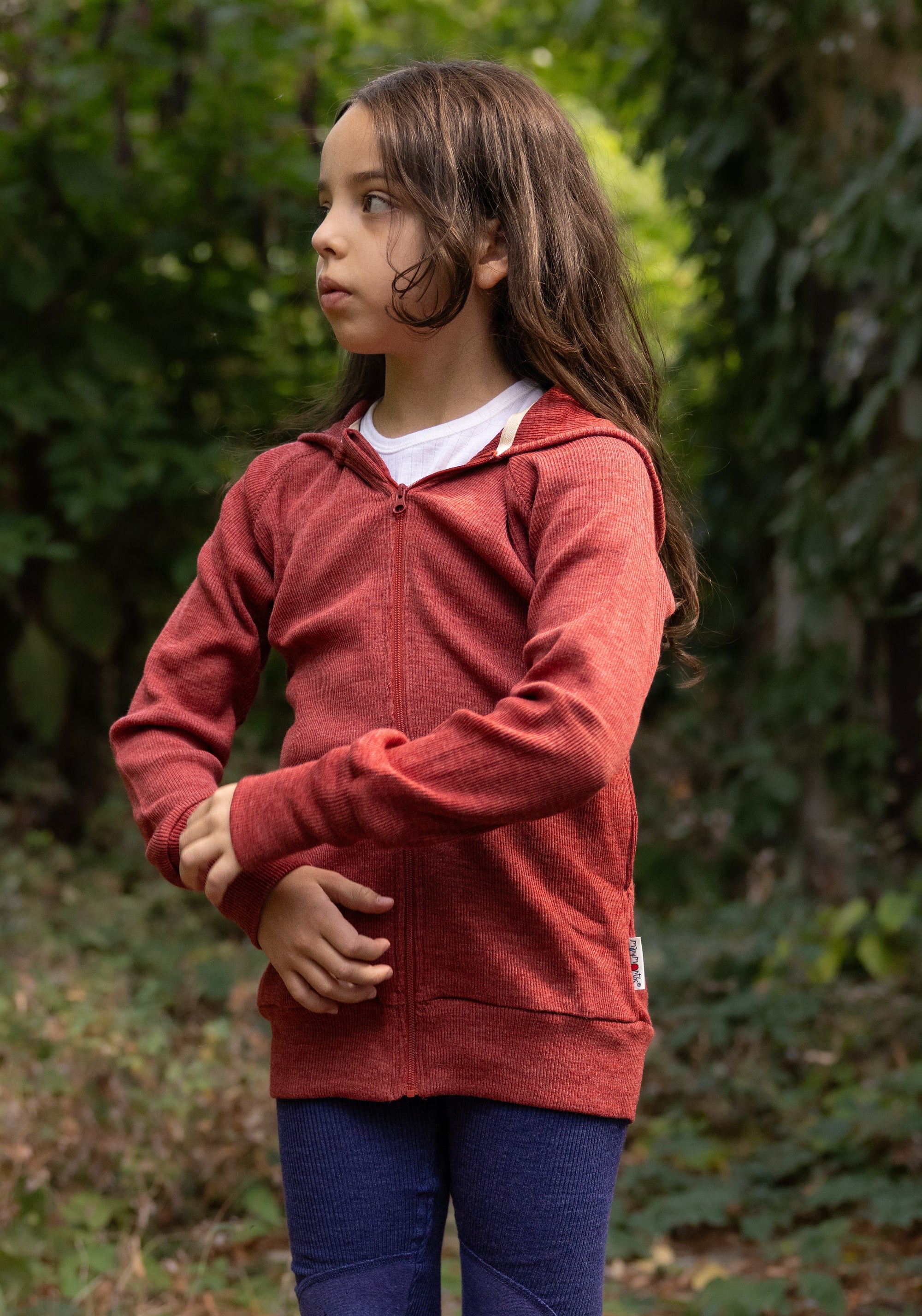 Hanorac din lână merinos - Red Canyon