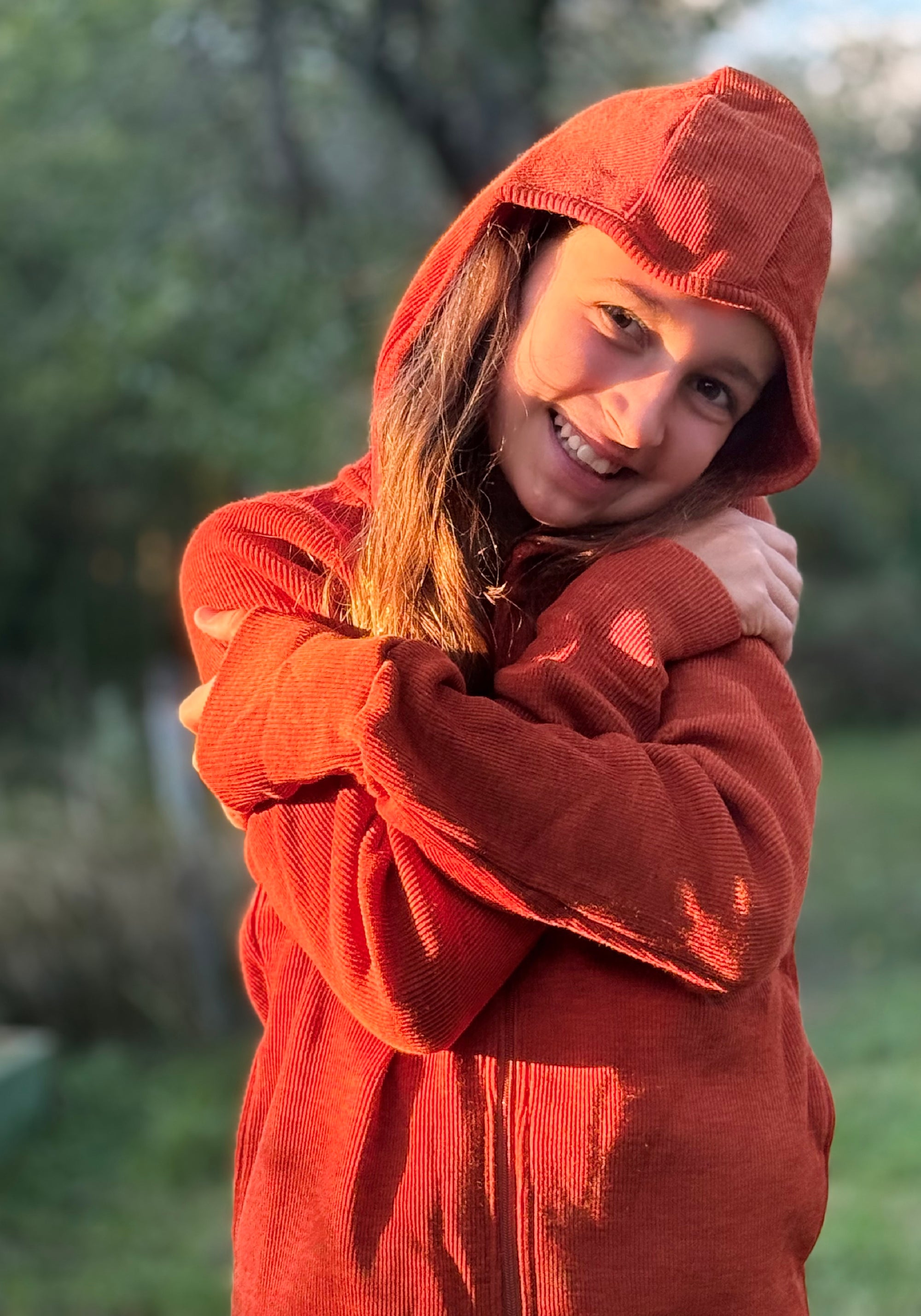 Hanorac din lână merinos - Rich Amber