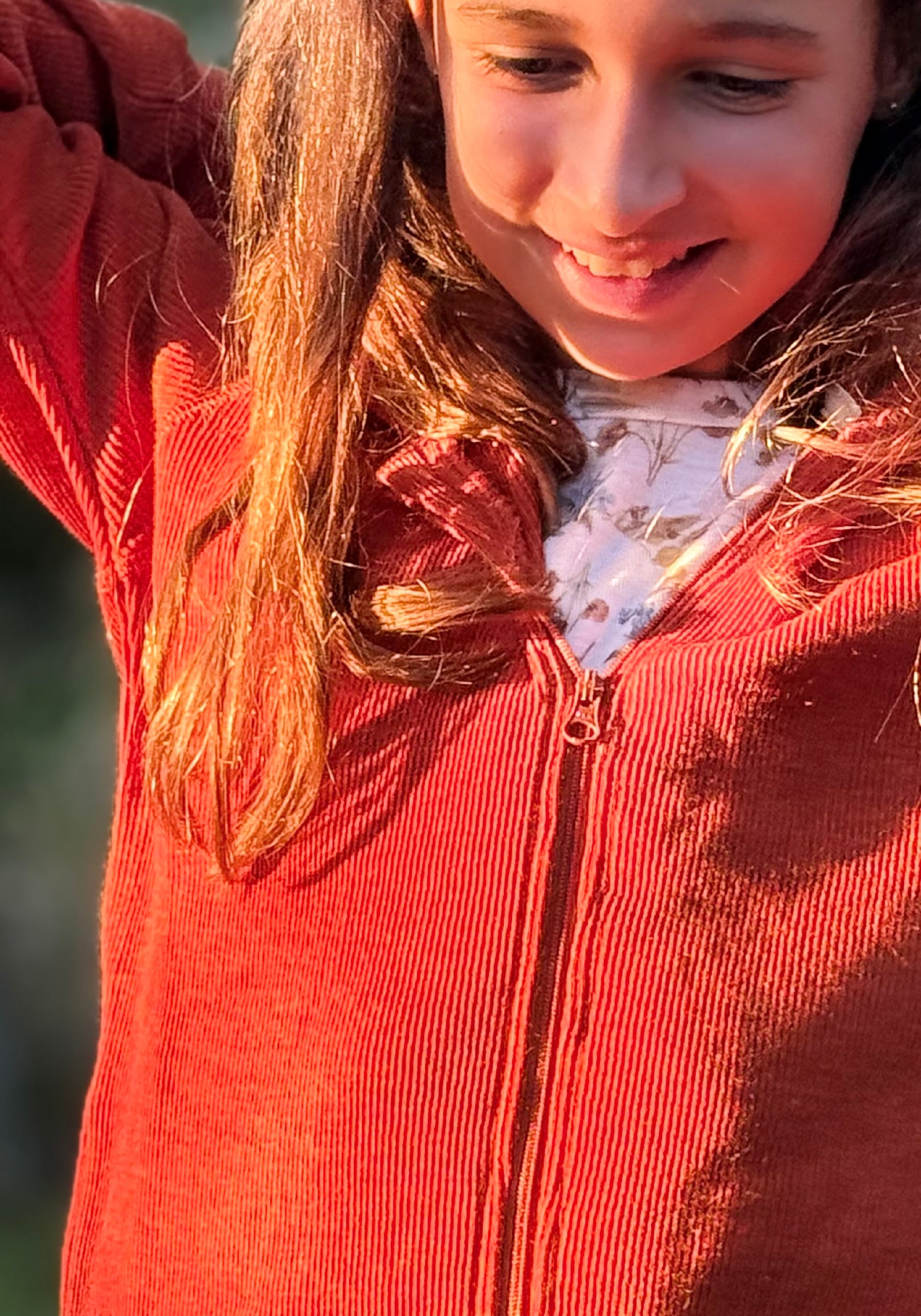 Hanorac din lână merinos - Rich Amber