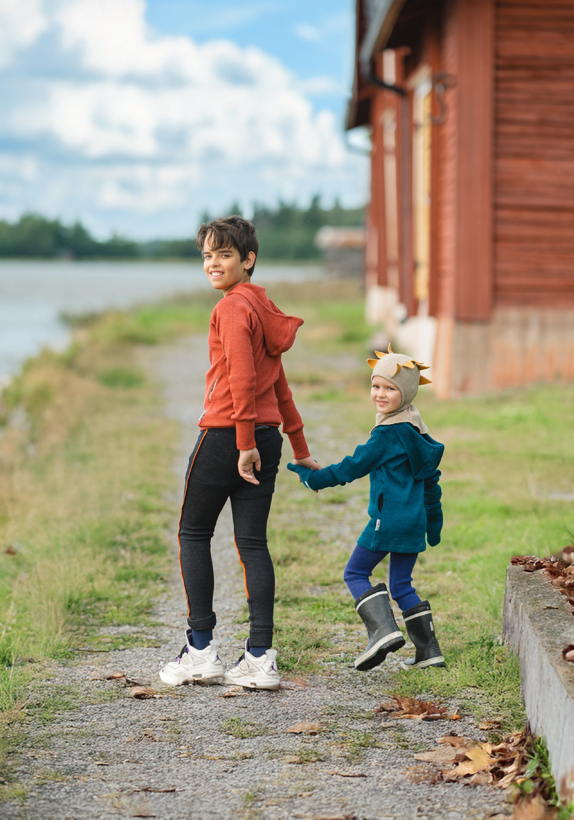 Hanorac din lână merinos - Rich Amber