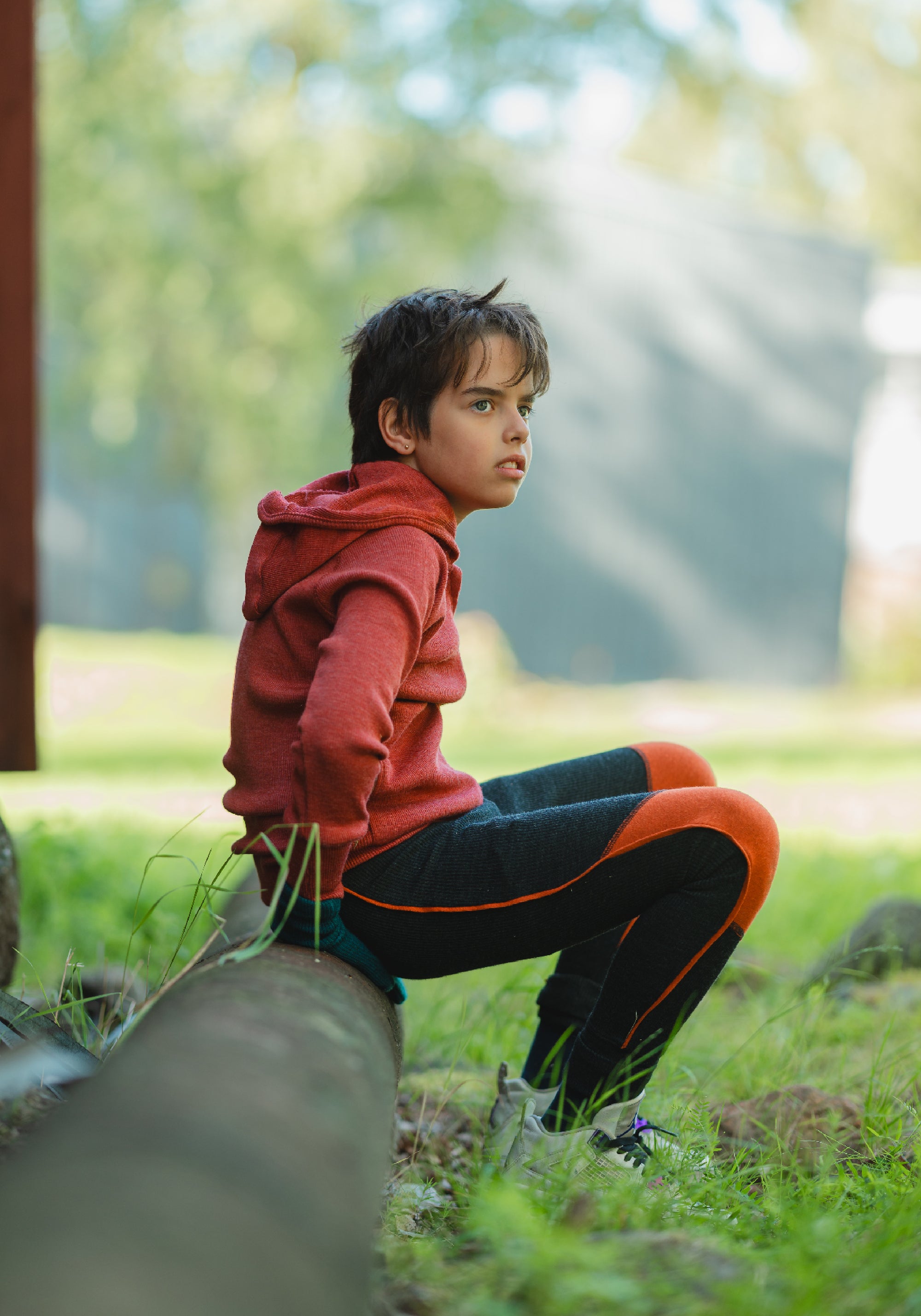 Hanorac din lână merinos - Rich Amber