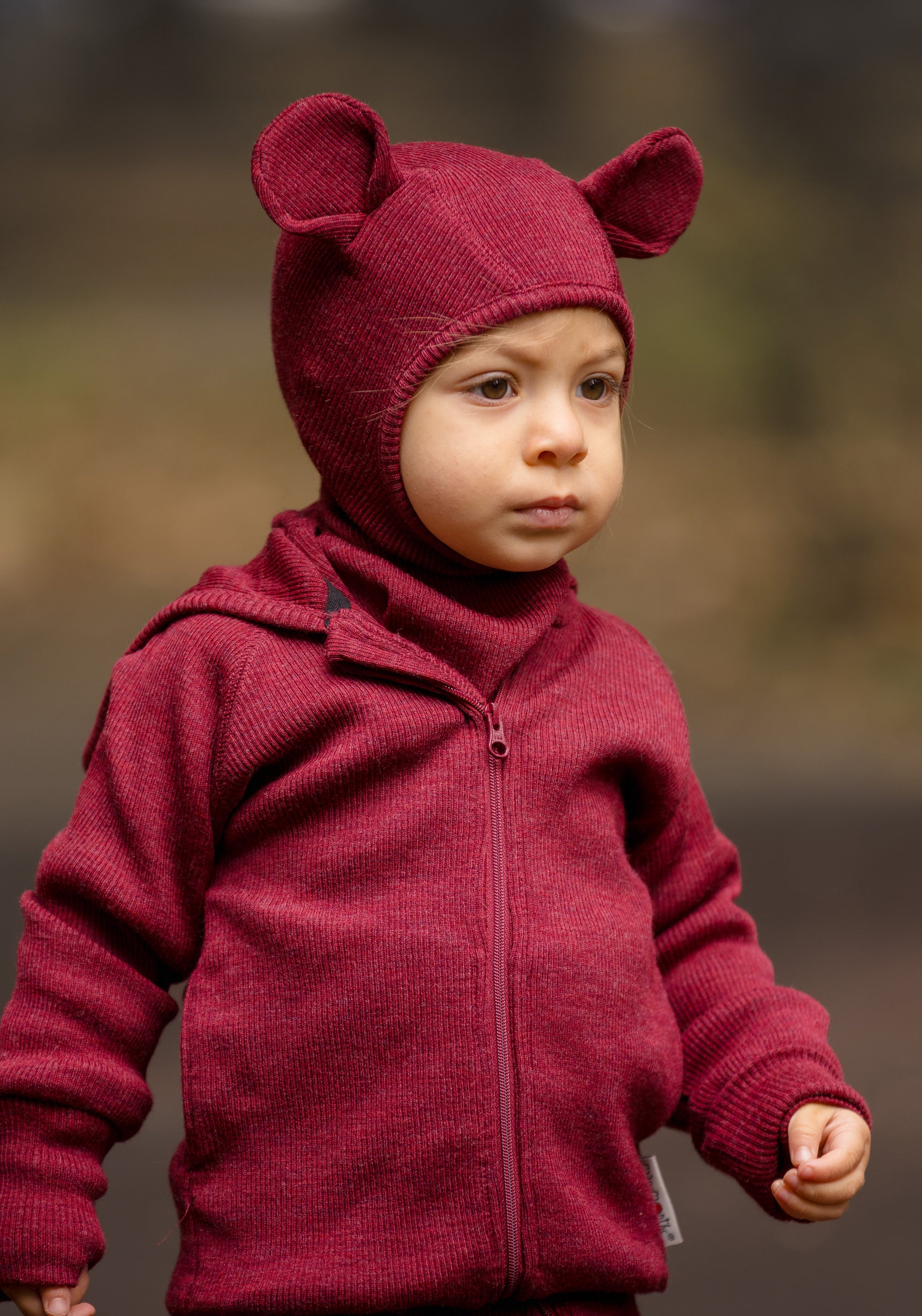 Hanorac din lână merinos - Wild Pomegranate