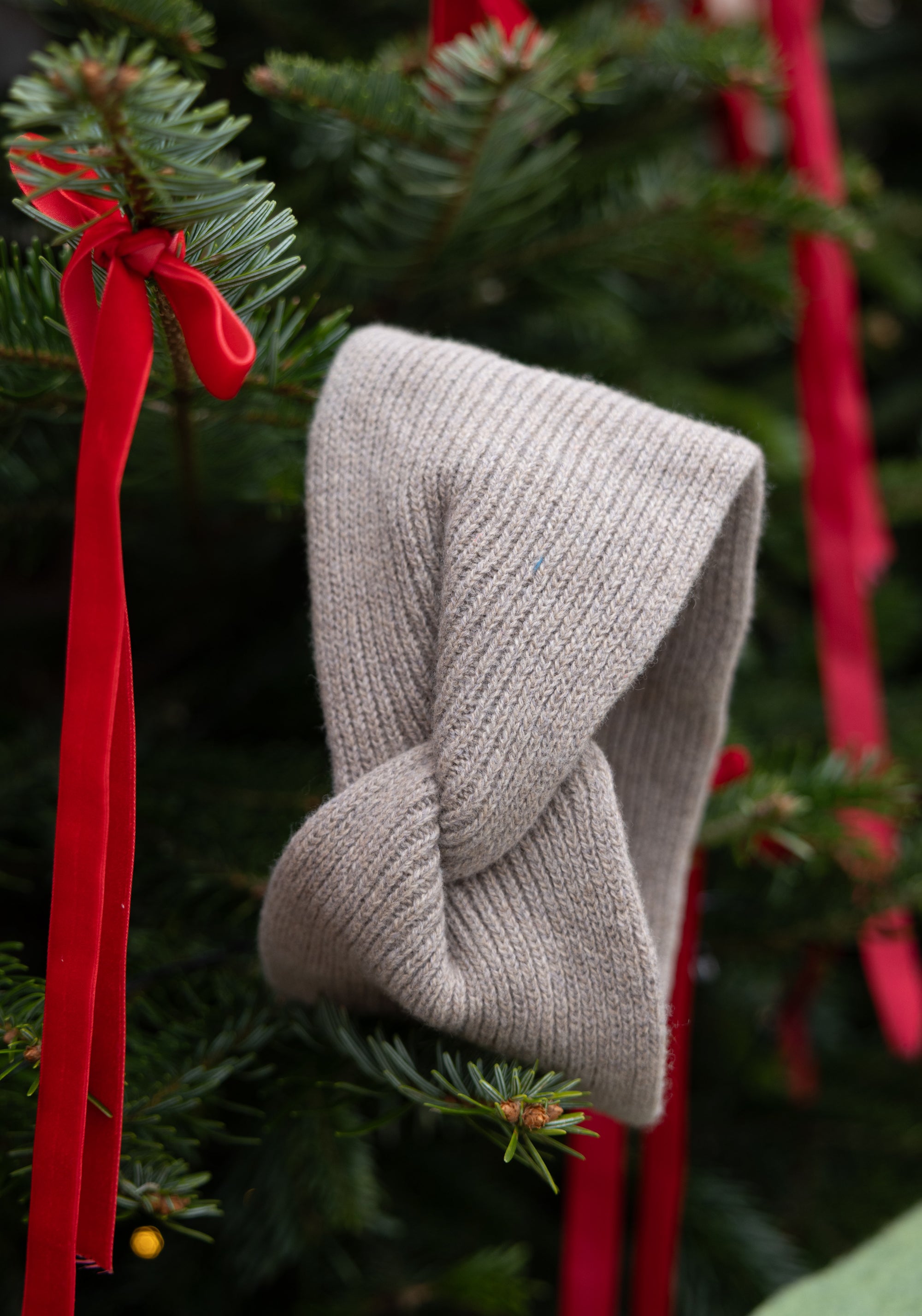 Headband din lână merinos și cașmir - Cashmere
