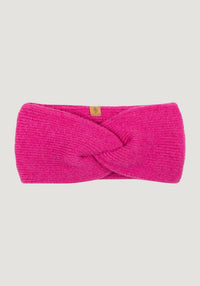 Headband femei din lână merinos și cașmir - Dark Pink Pure Pure HipHip.ro