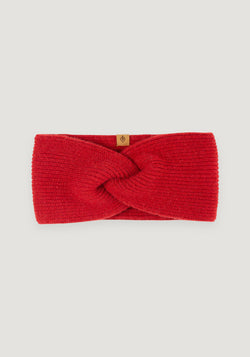 Headband femei din lână și cașmir reciclat - Red onesize adulti