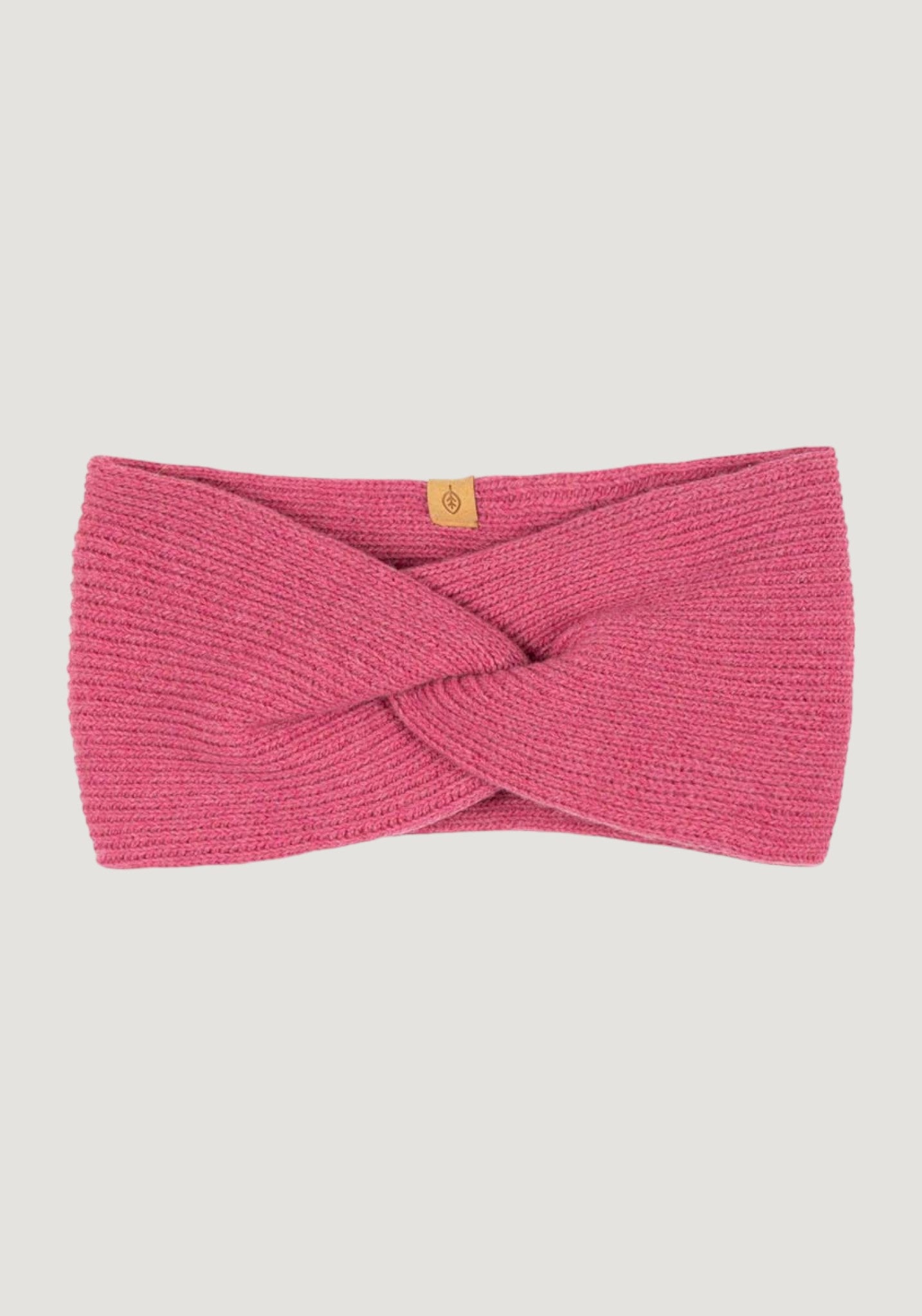 Headband femei din lână și cașmir reciclate - Dusty Pink Pure Pure HipHip.ro