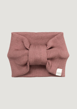 Headband seamless dublat din mătase - Bi Antique Rose