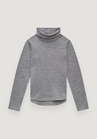 Helancă din lână merinos super fină - Polo Grey Default Title