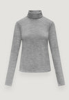 Helancă femei din lână merinos super fină - Polo Grey Default Title