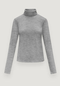 Helancă femei din lână merinos super fină - Polo Grey Default Title