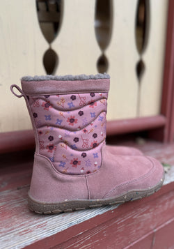 Cizme Barefoot impermeabile îmblănite - Alpaka Winter Rosa