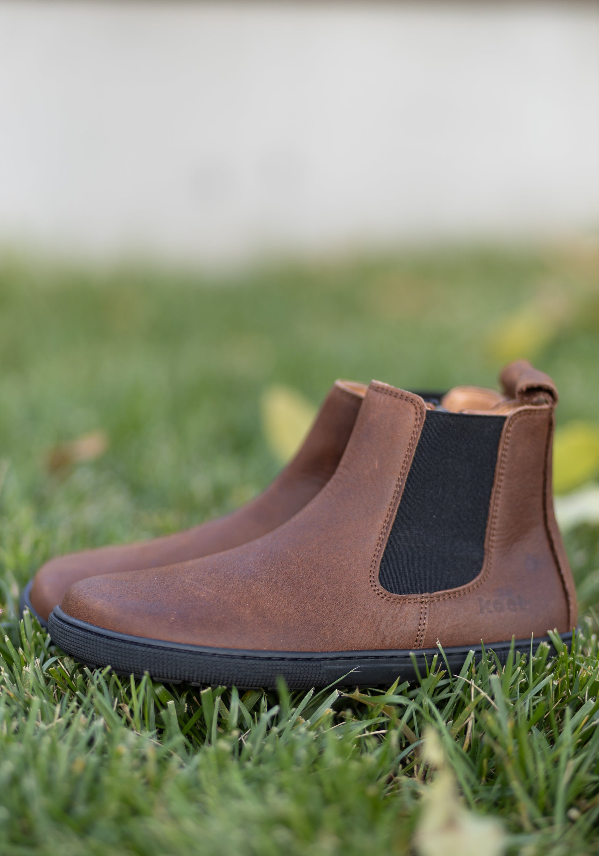 Ghete Barefoot femei din piele - Filas Chocolate