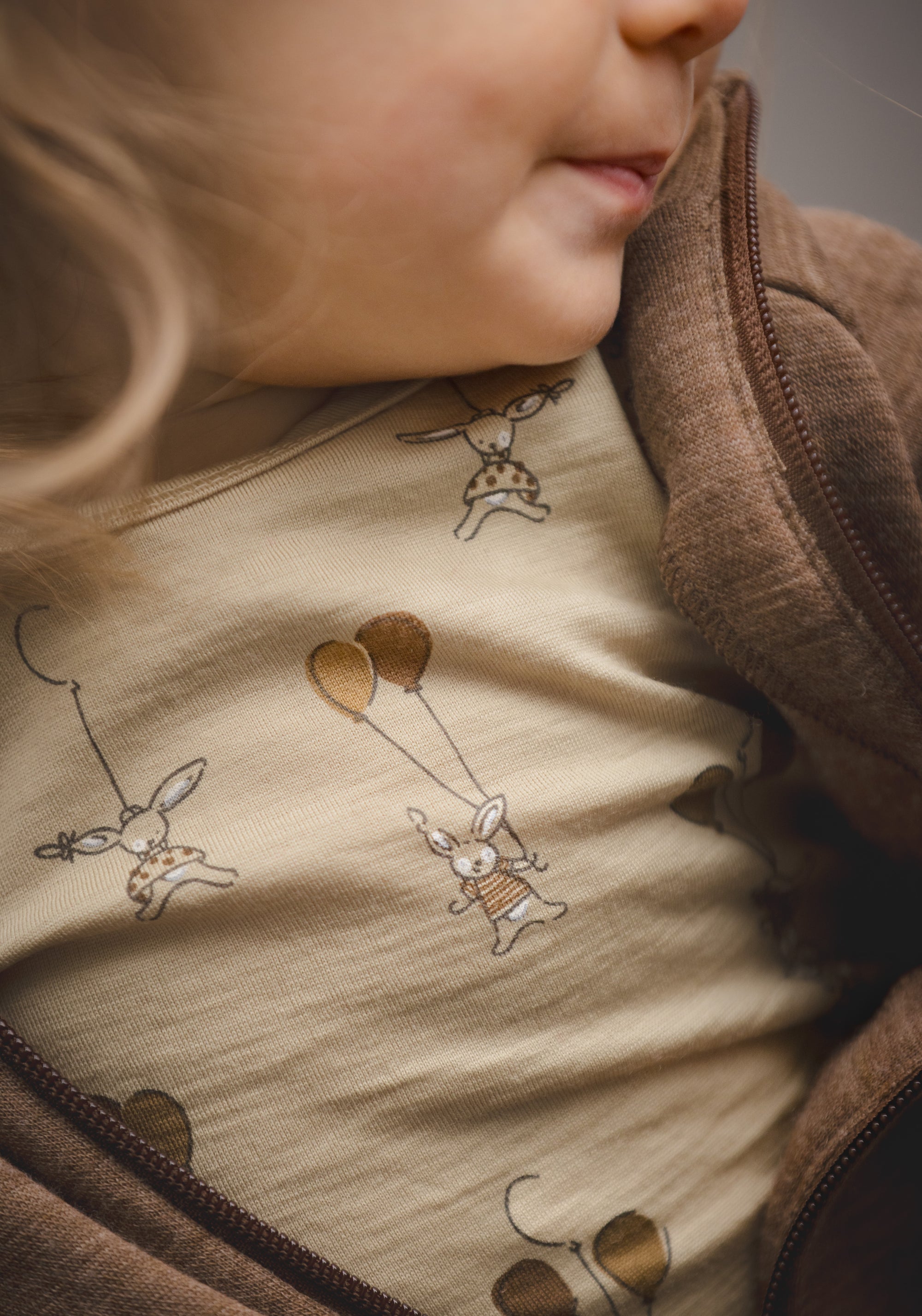 Body lână merinos extrafină - Balloon Bunny Beige