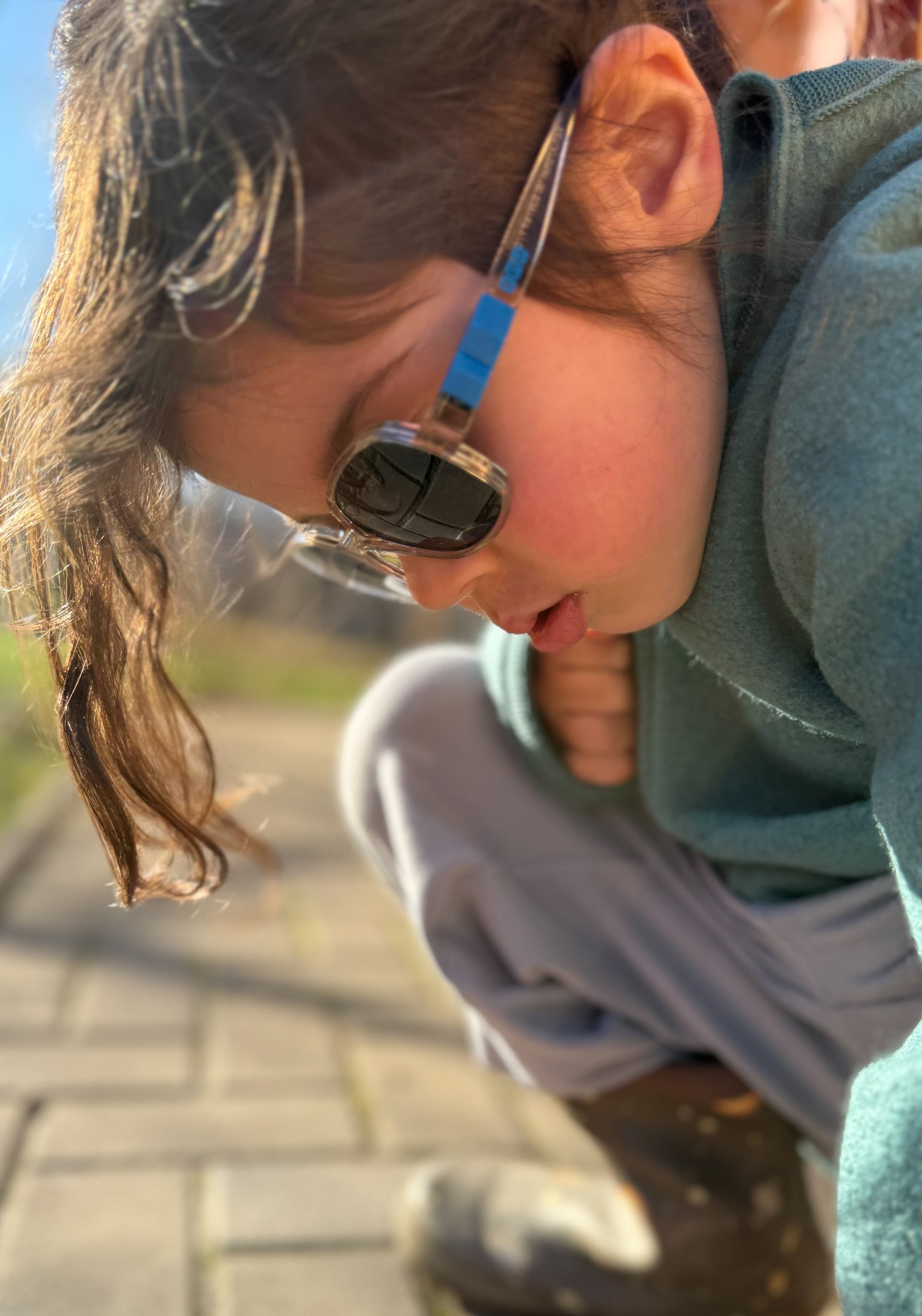 Ochelari de soare polarizați 4-12 ani - Pop Black Lagoon