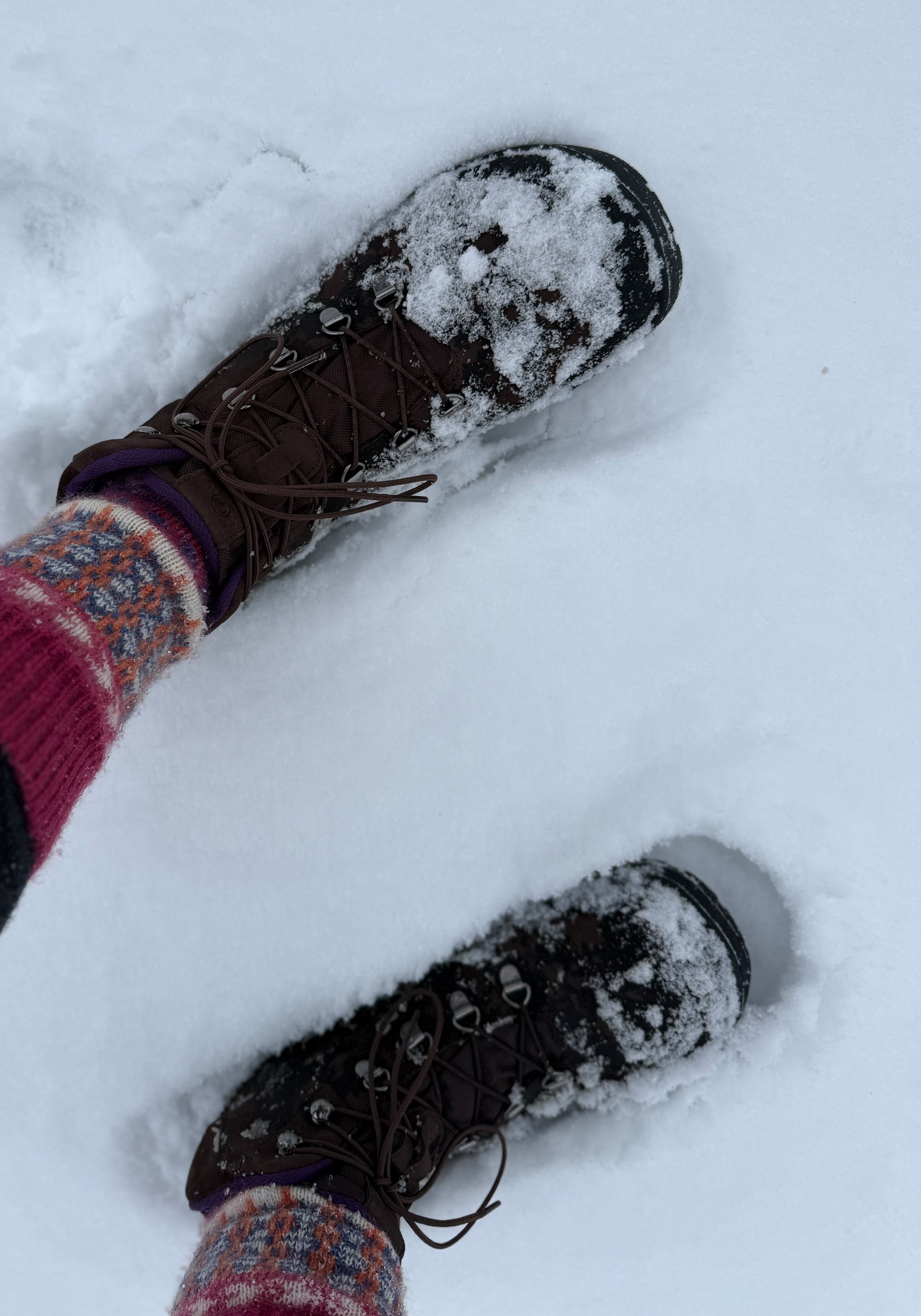 Ghete Barefoot impermeabile femei - Hiking Style Chestnut