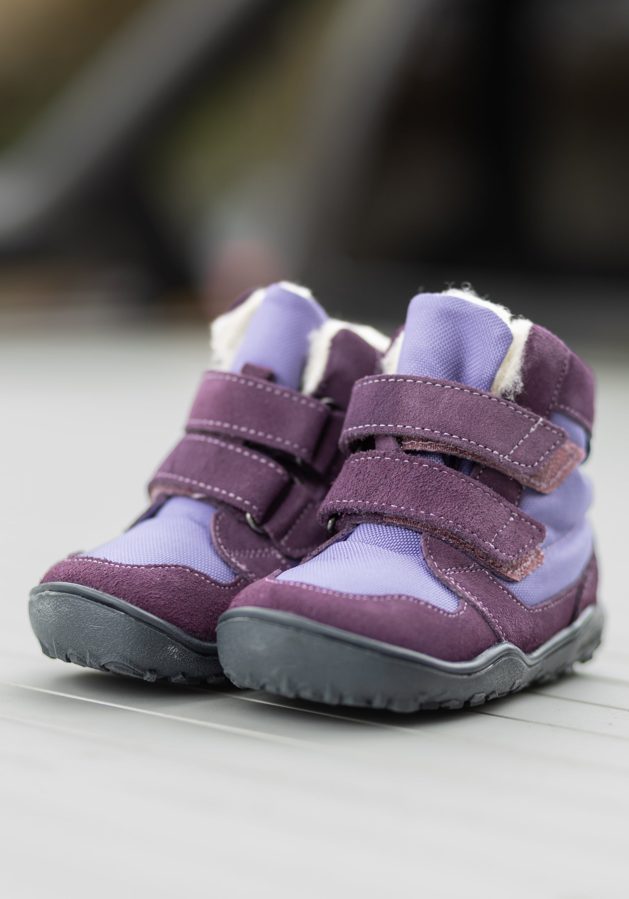 Ghete Barefoot impermeabile îmblănite - Eisbar Lila