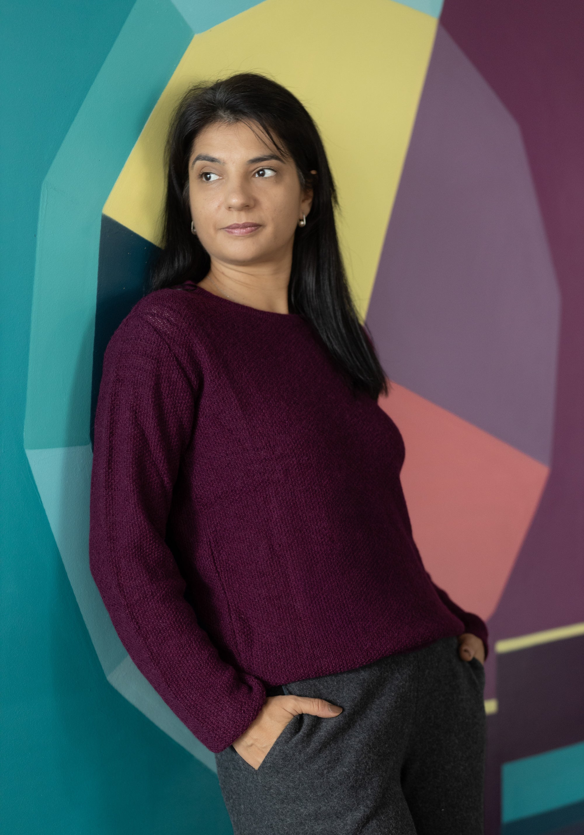 Pulover femei baby alpaca - Isadora Plum