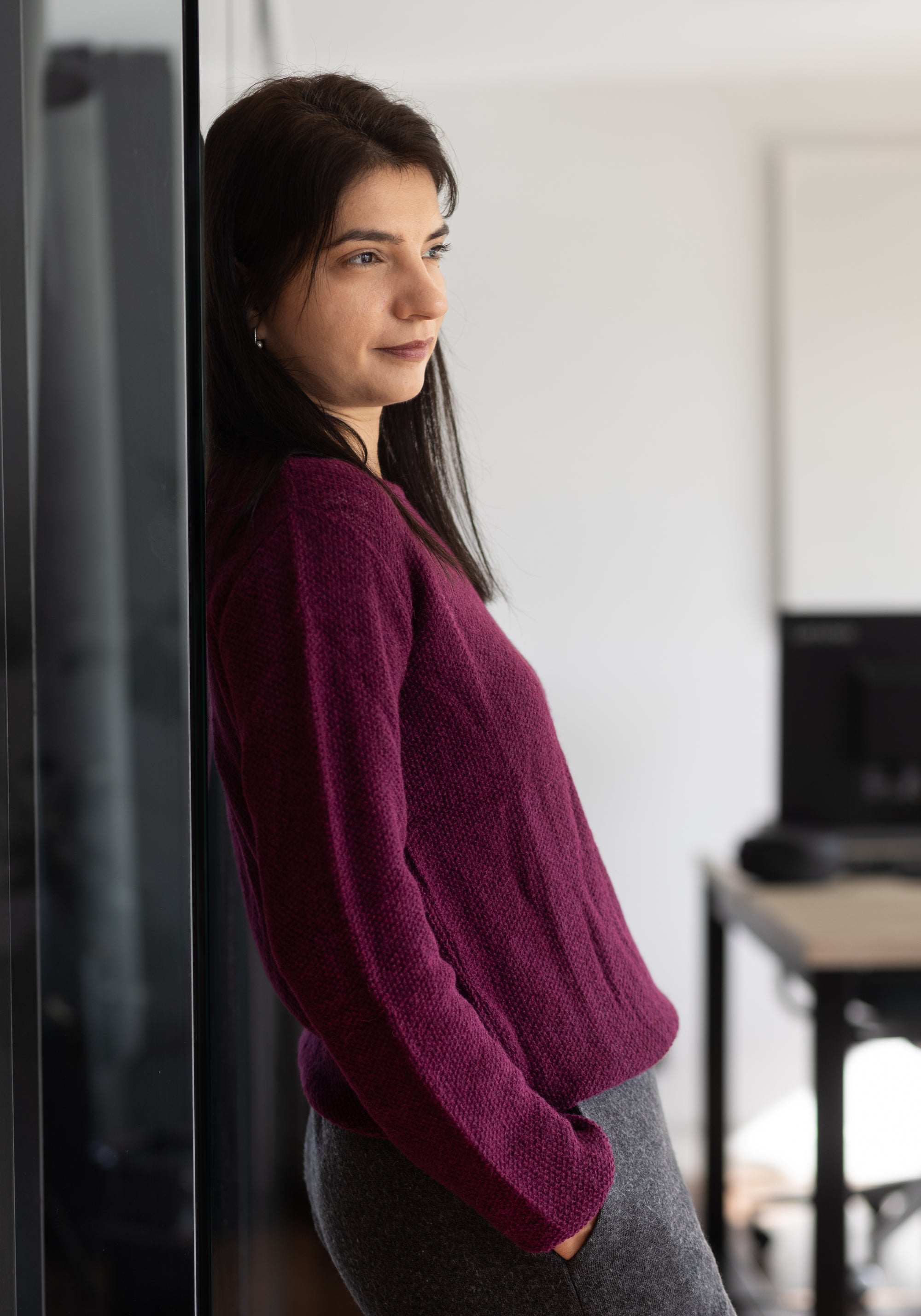 Pulover femei baby alpaca - Isadora Plum