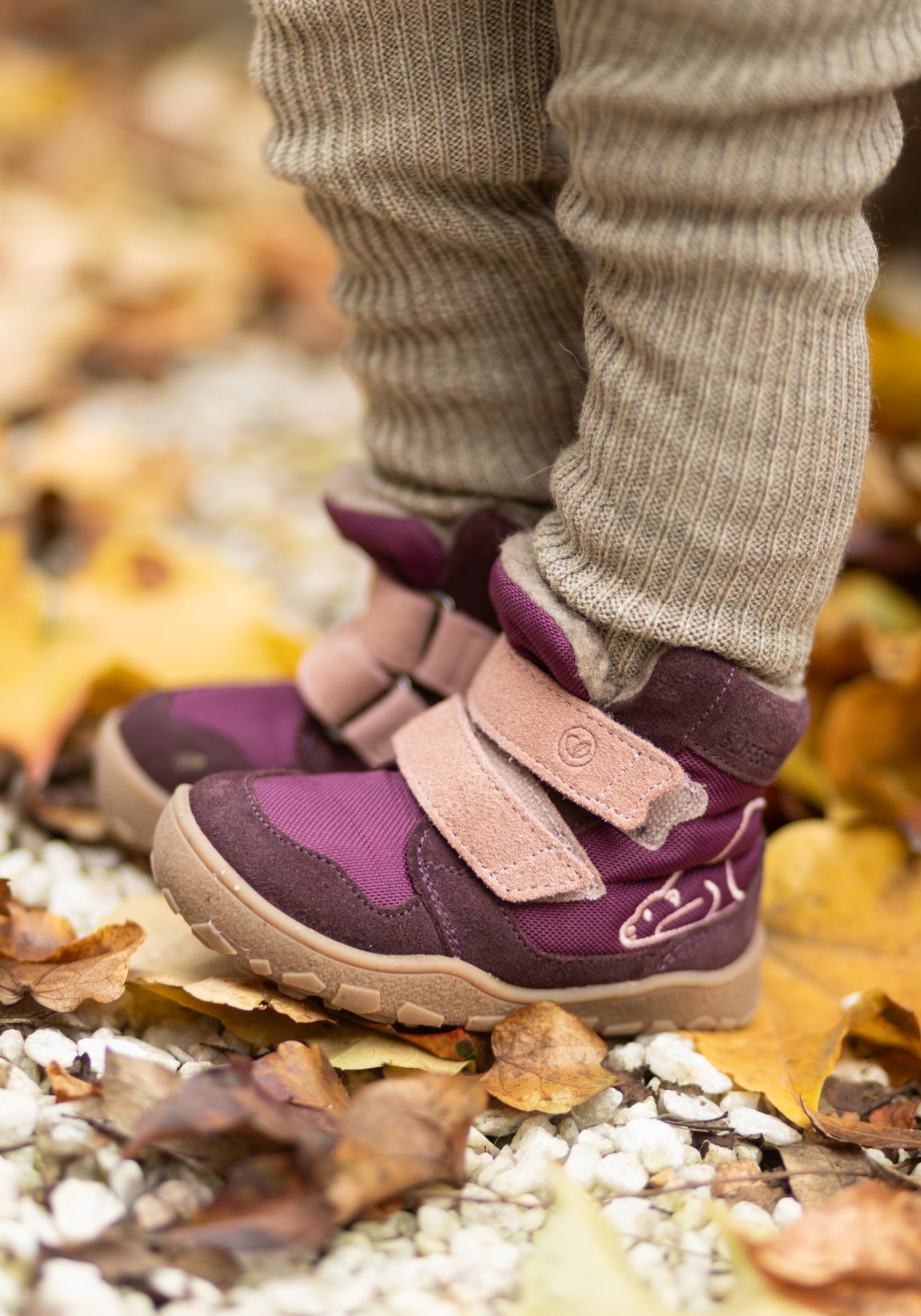 Ghete Barefoot impermeabile îmblănite - Eisbar Plum